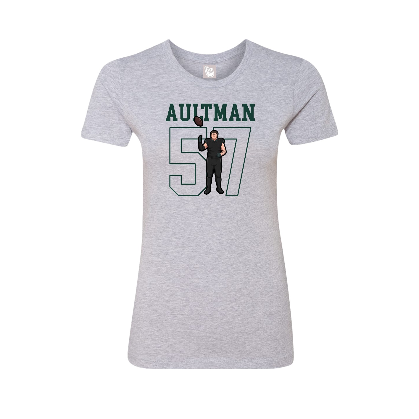 Fitted Women's Tee — Shirsey in Grey