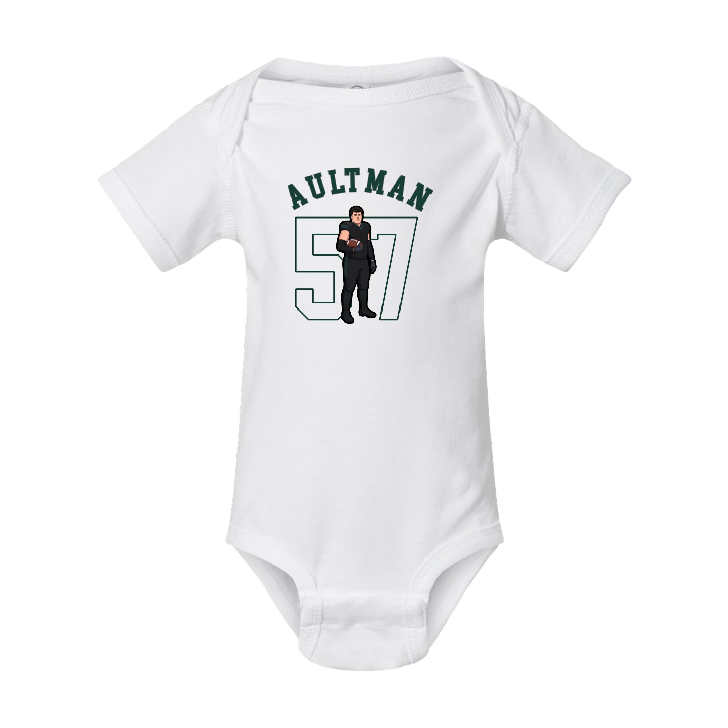 Baby Onesie — Shirsey Arch in White