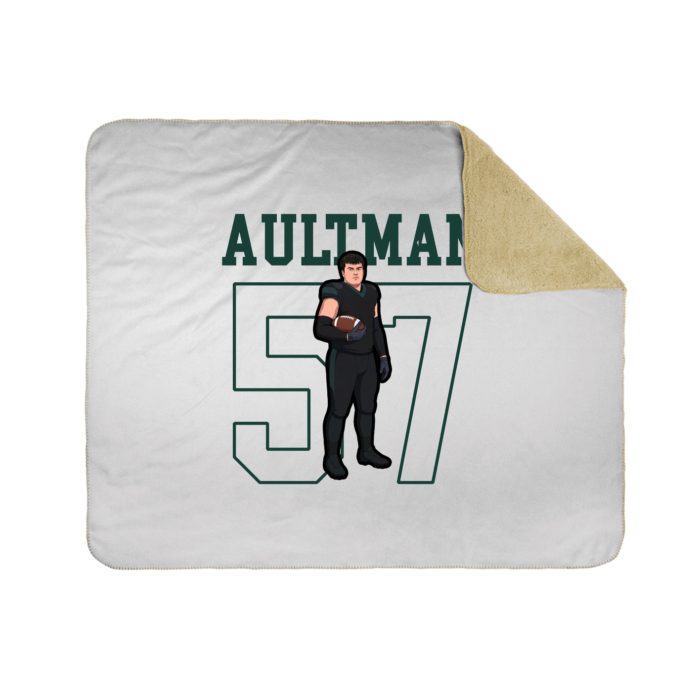 50x60 Sherpa Lined Throw Blanket