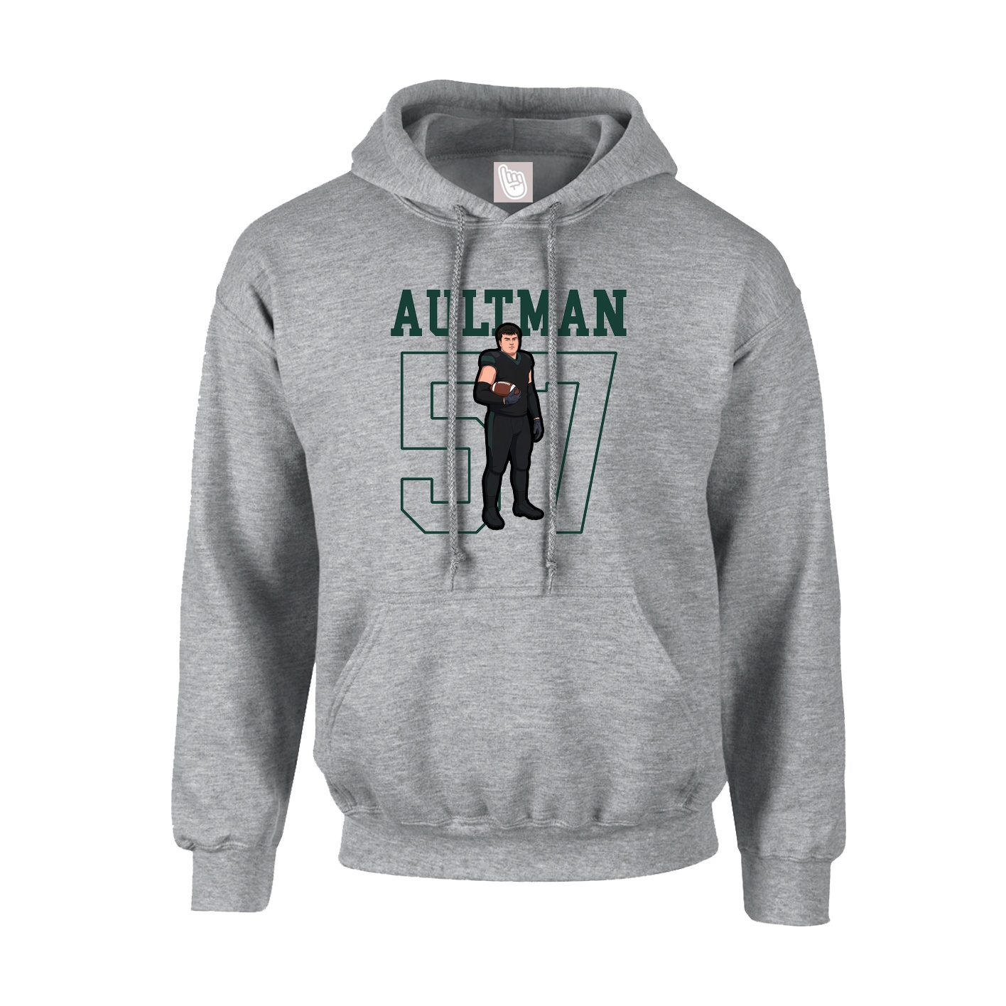 Hoodie — Shirsey in Grey