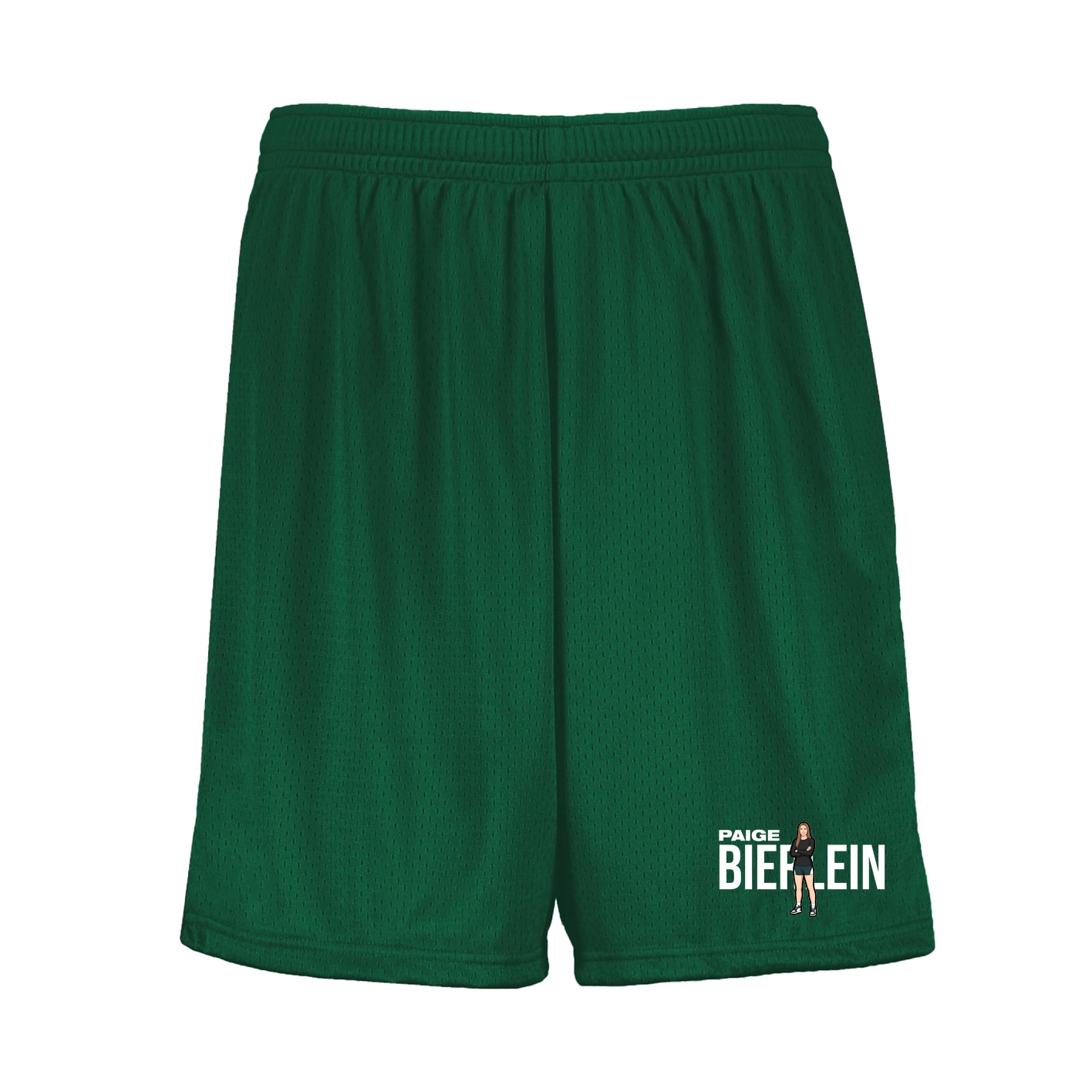 Shorts — Player Name in Green