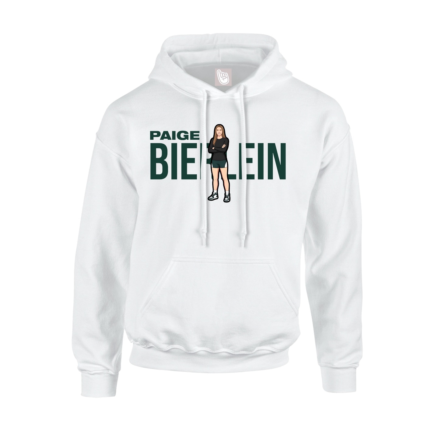 Hoodie — Player Name in White