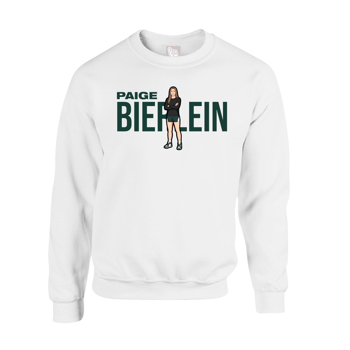 Fleece Crew — Player Name in White