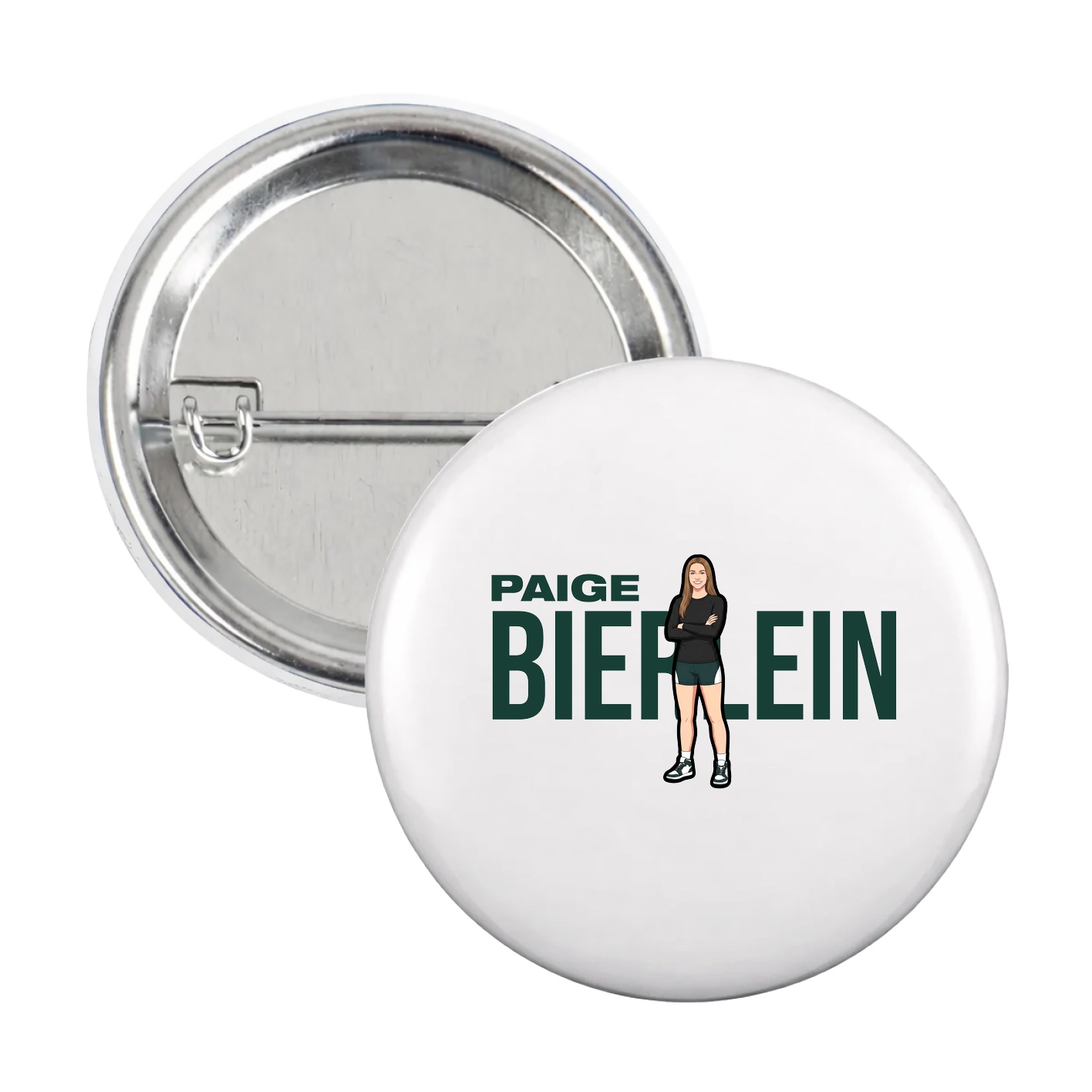 Game Day Button — Player Name in White