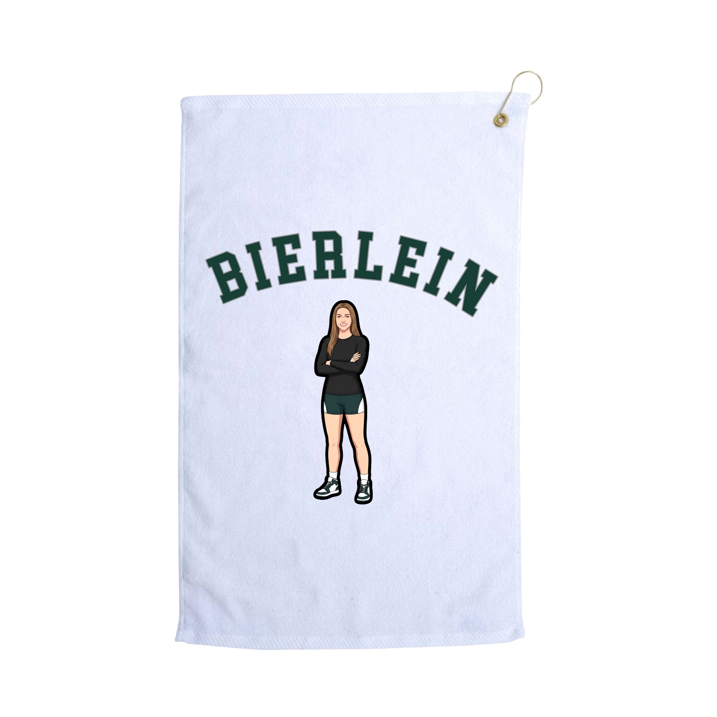 Golf Towel — Shirsey Arch in White