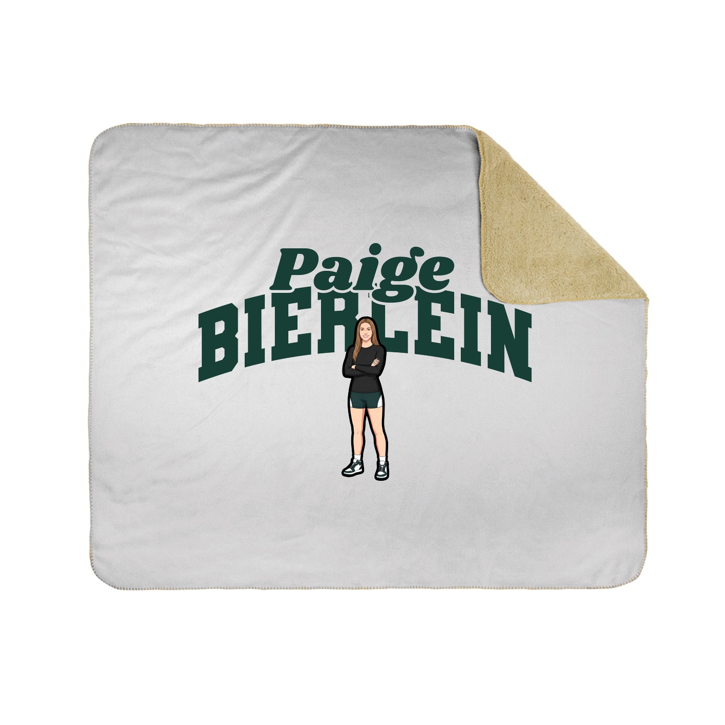 Throw Blanket — Signature Arch in White