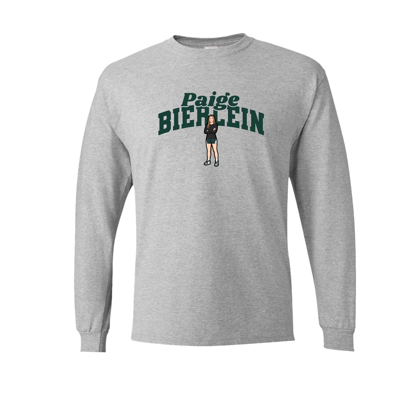 Long Sleeve Tee — Signature Arch in Grey