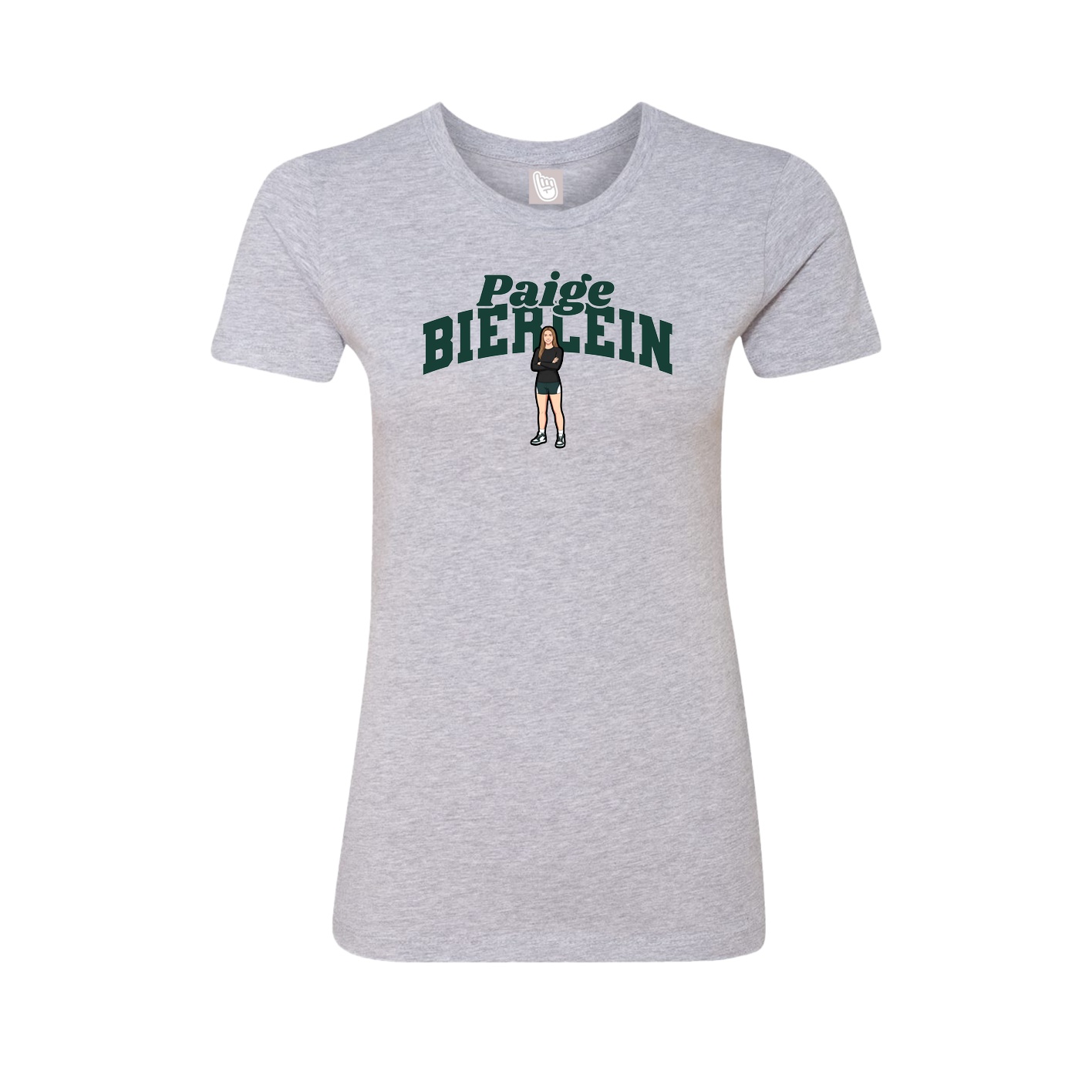 Womens Tee — Signature Arch in Grey