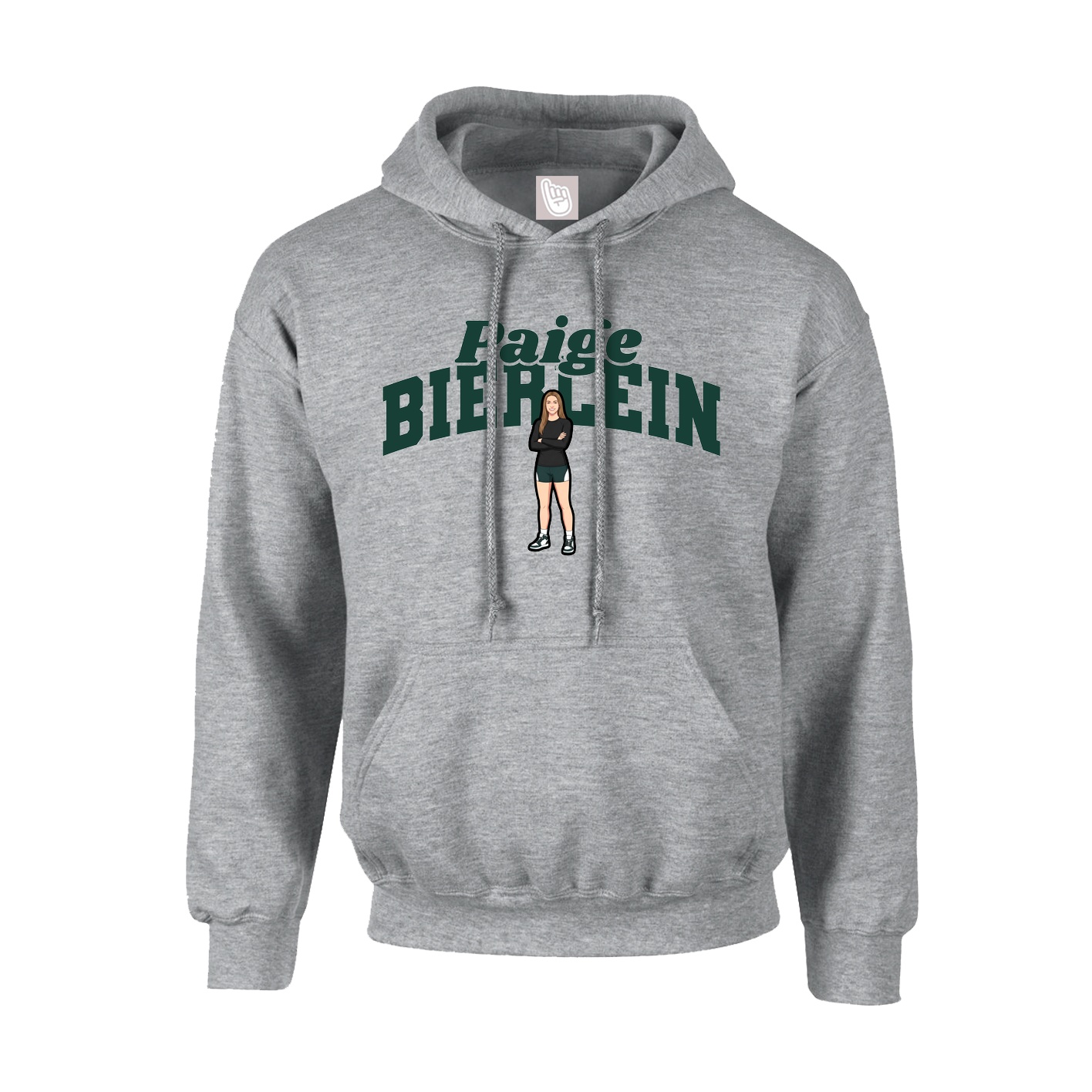 Hoodie — Signature Arch in Grey