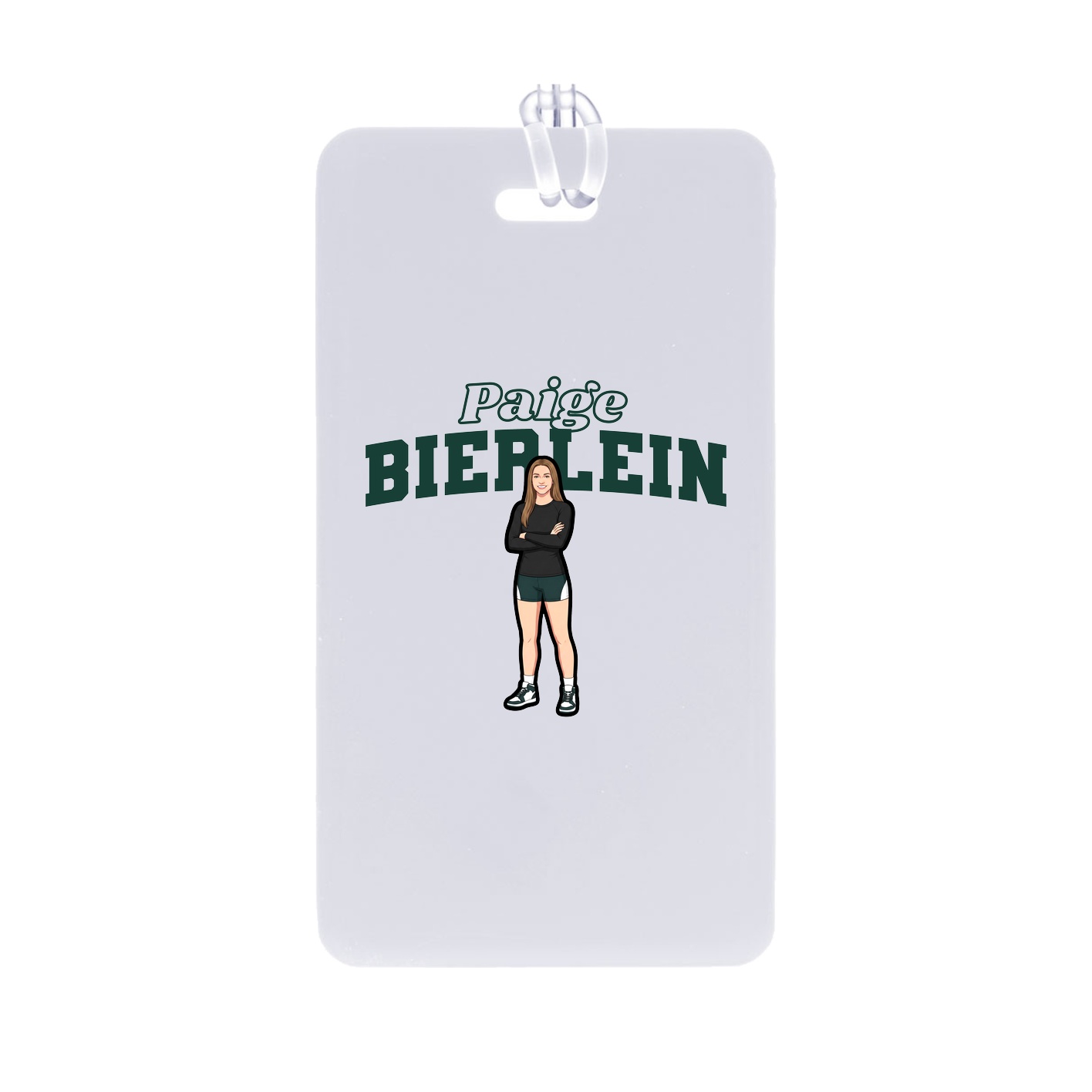 Bag Tag — Name Arch in Classic