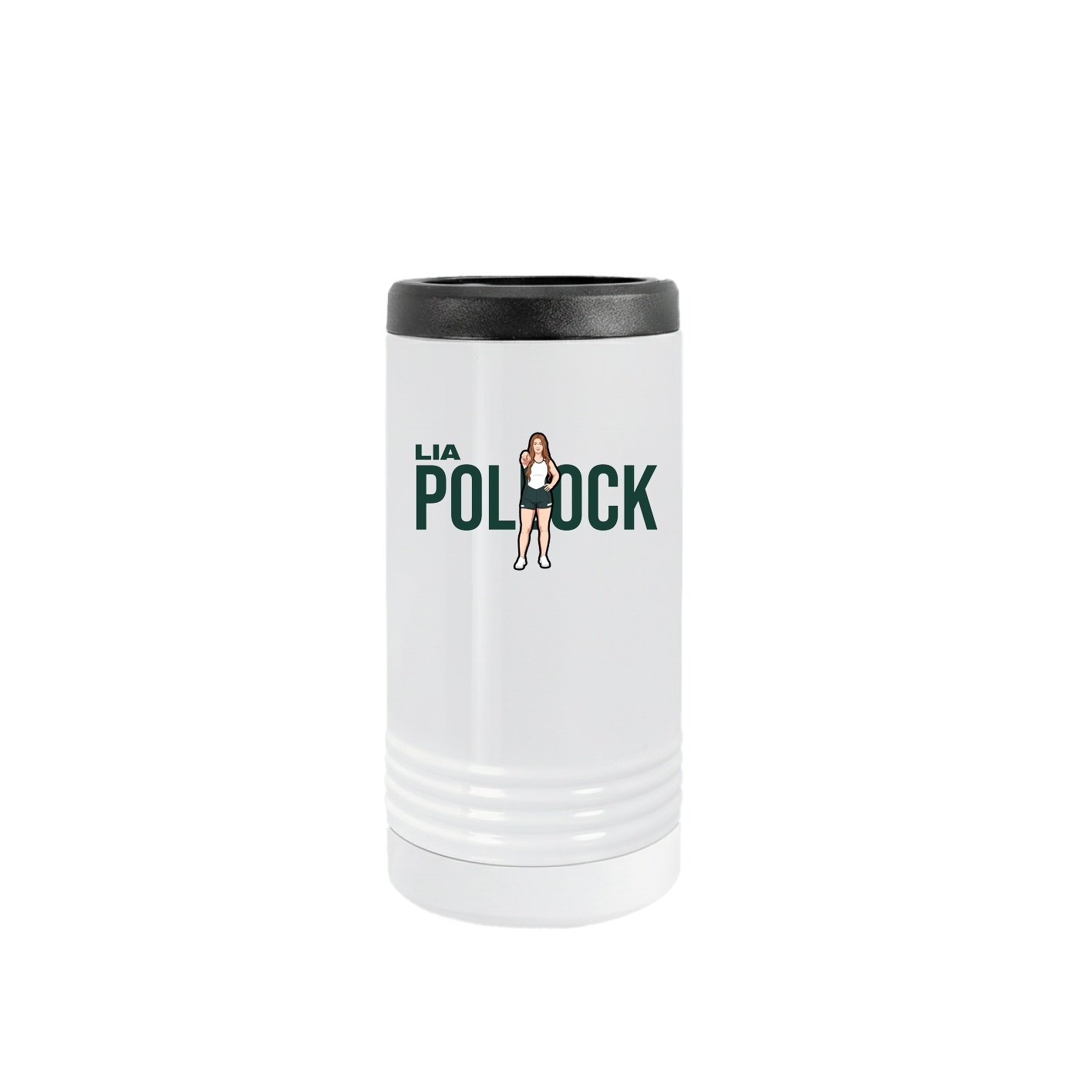 Slim Beverage Holder — Player Name in White
