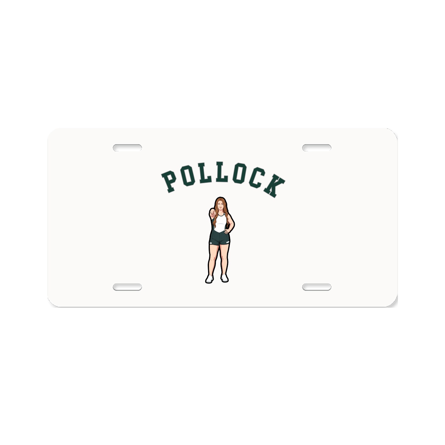 License Plate — Shirsey Arch in Classic