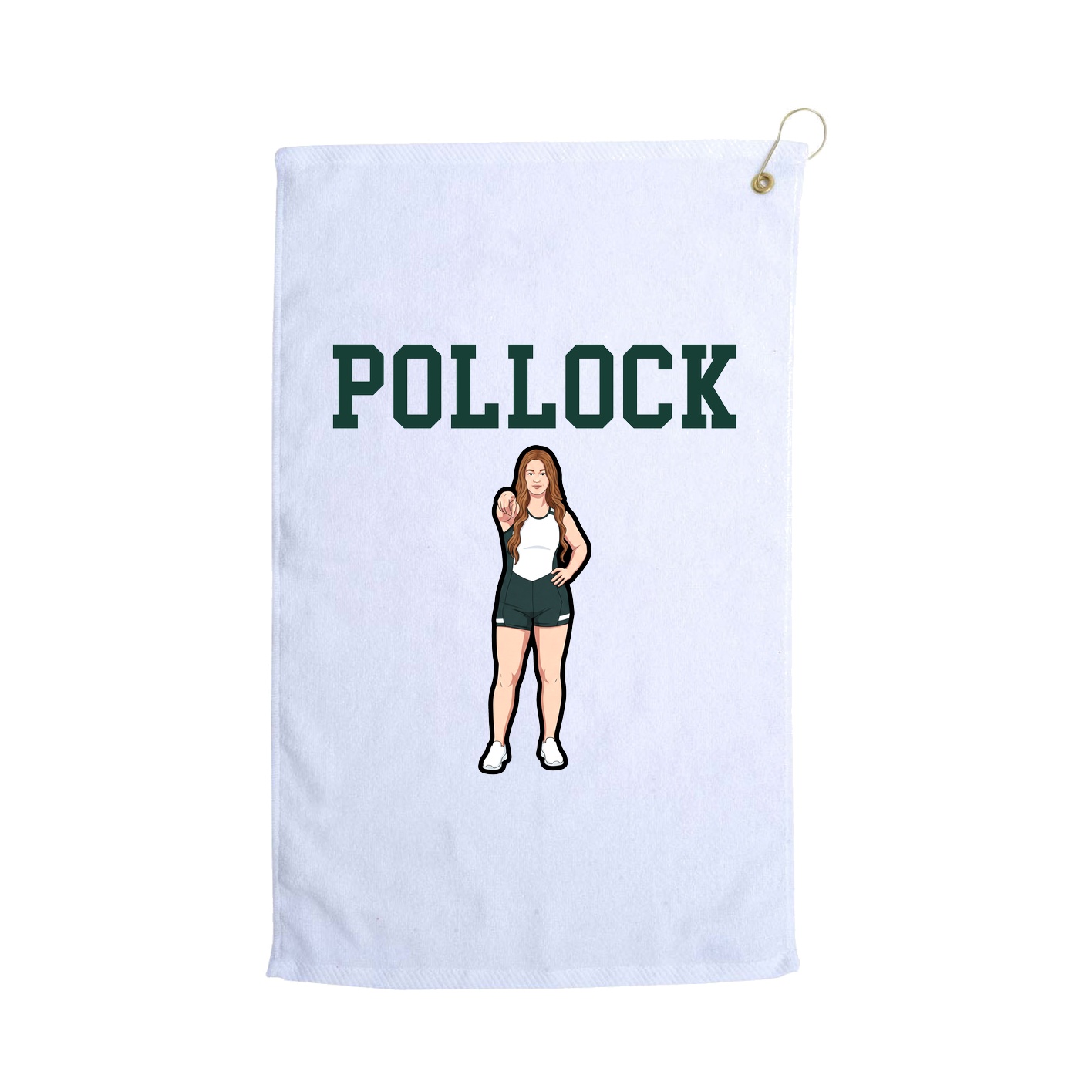 Golf Towel — Shirsey in White