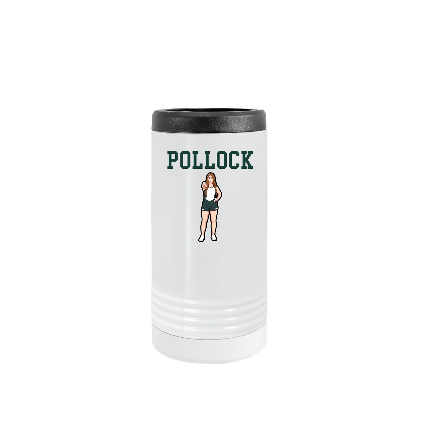 Slim Beverage Holder — Shirsey in White