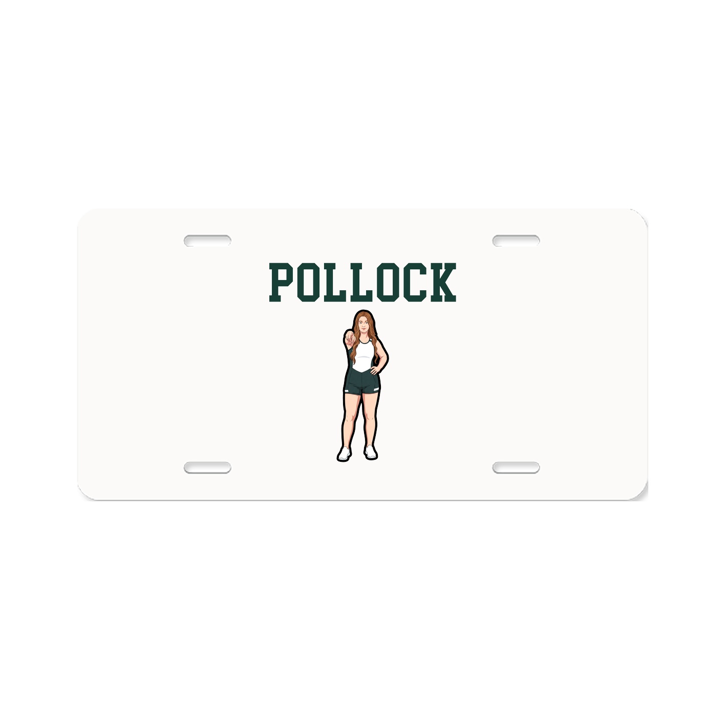 License Plate — Shirsey in Classic