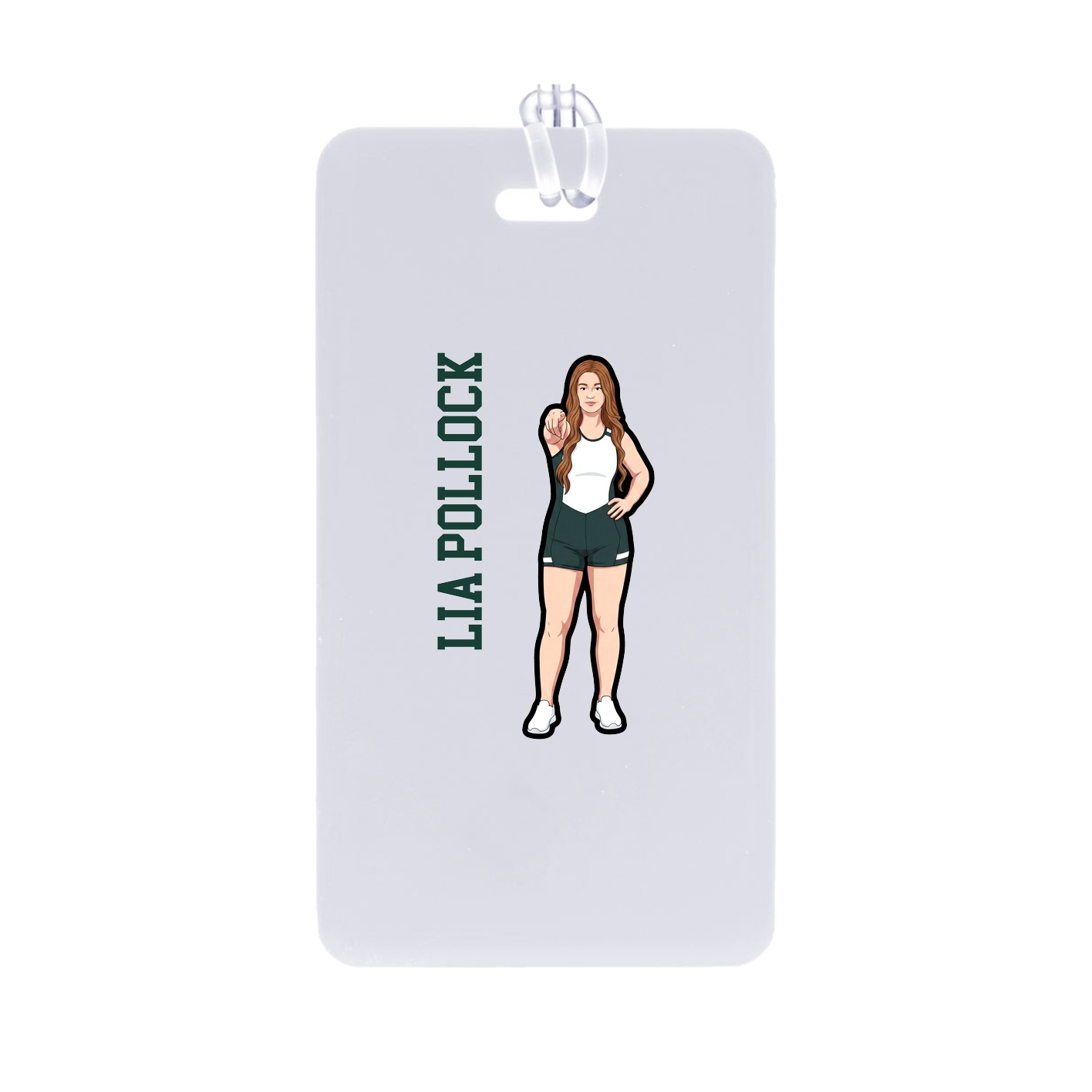 Bag Tag — Name Vertical in Classic