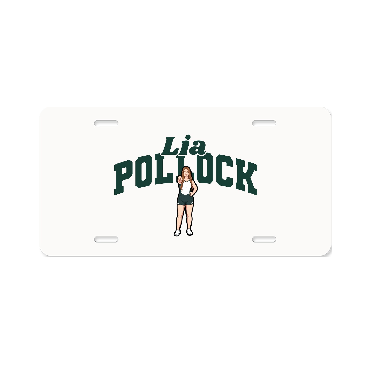 License Plate — Signature Arch in Classic