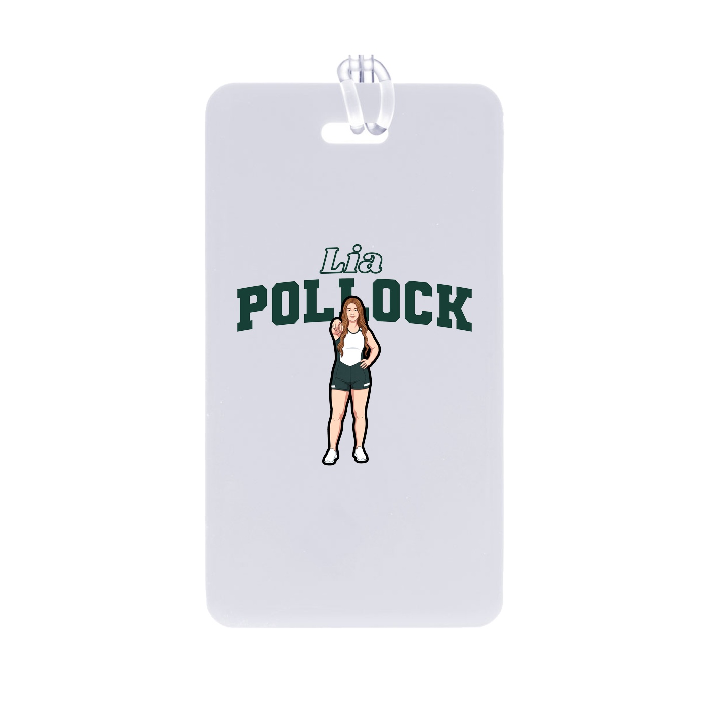 Bag Tag — Name Arch in Classic