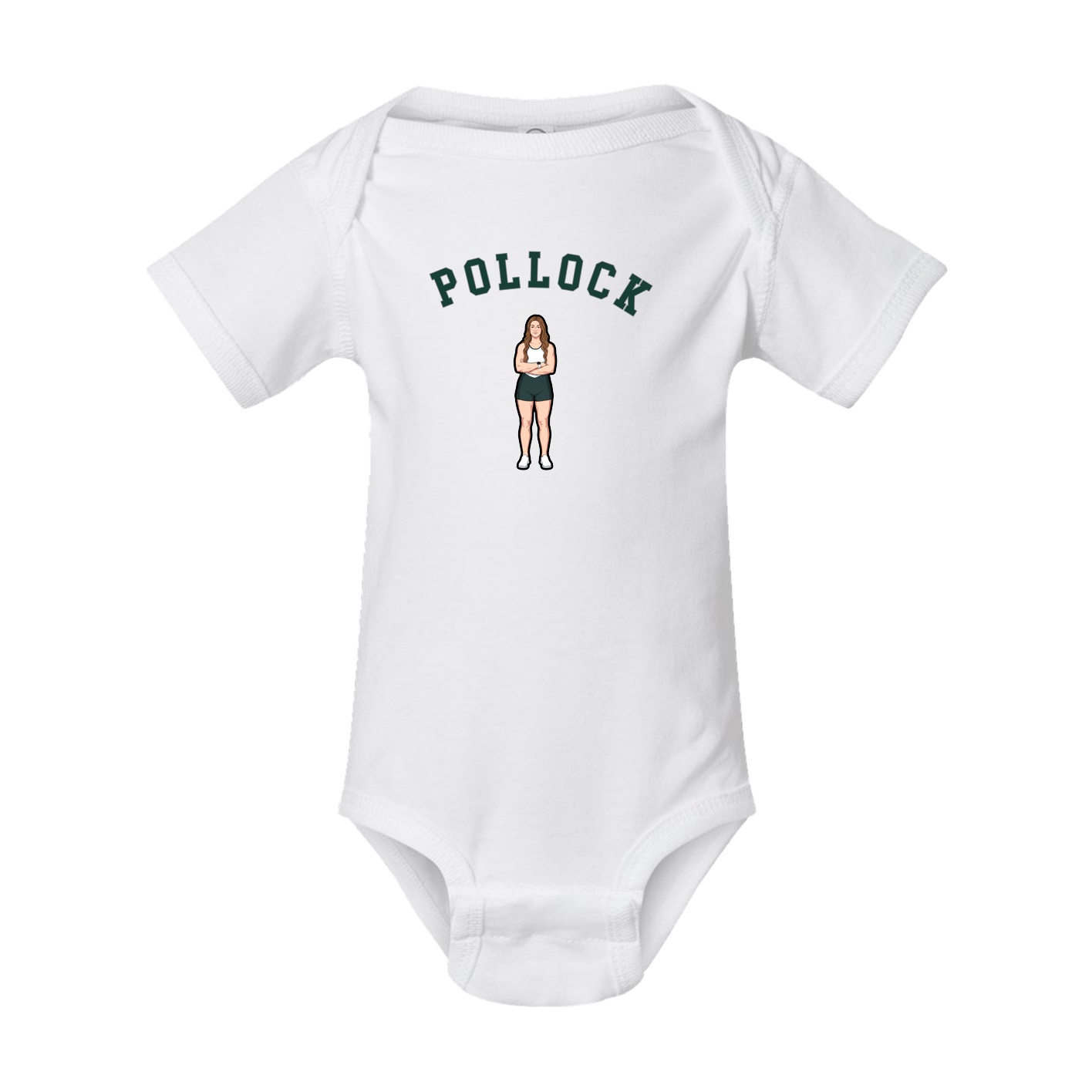 Baby Onesie — Shirsey Arch in White