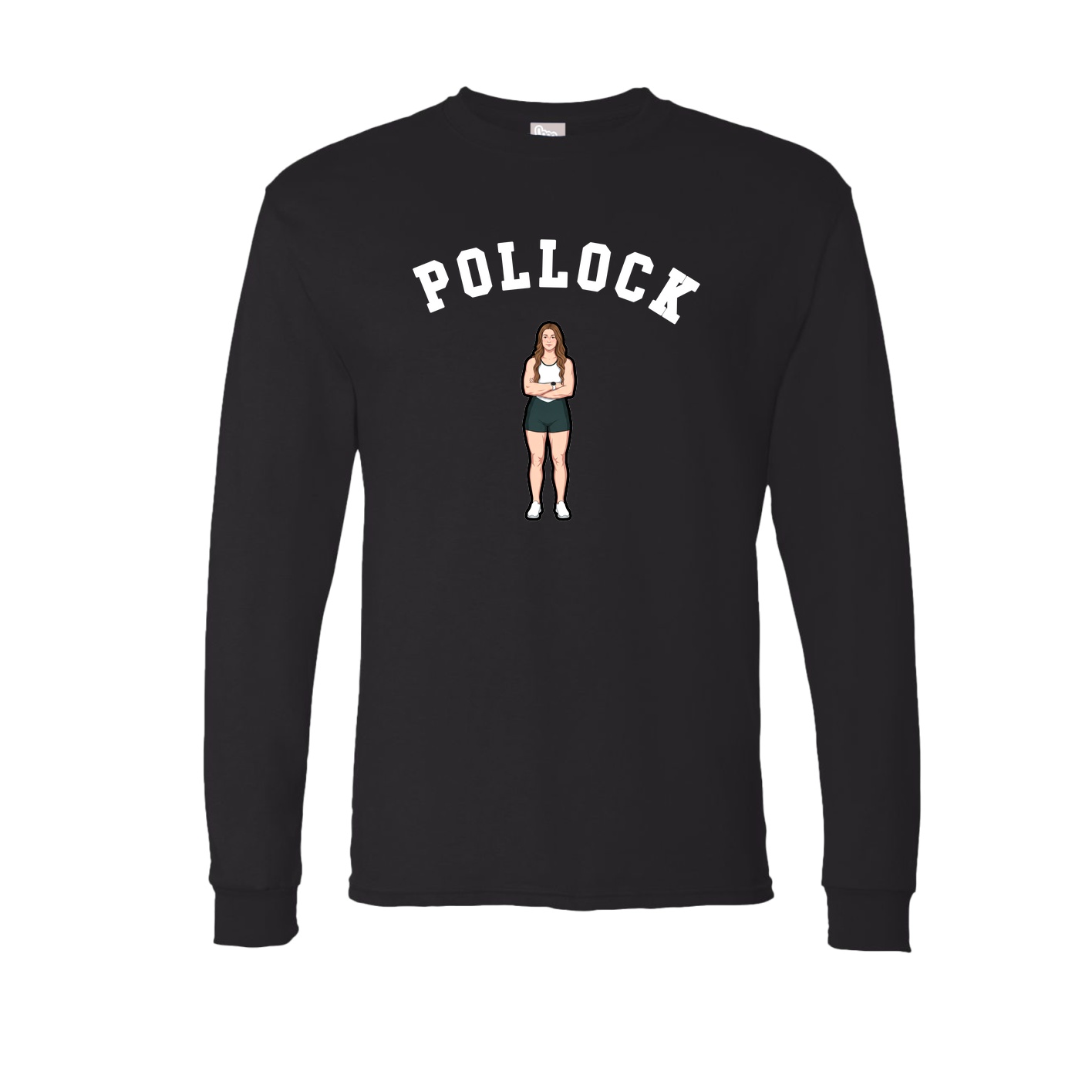 Long Sleeve Tee — Shirsey Arch in Black