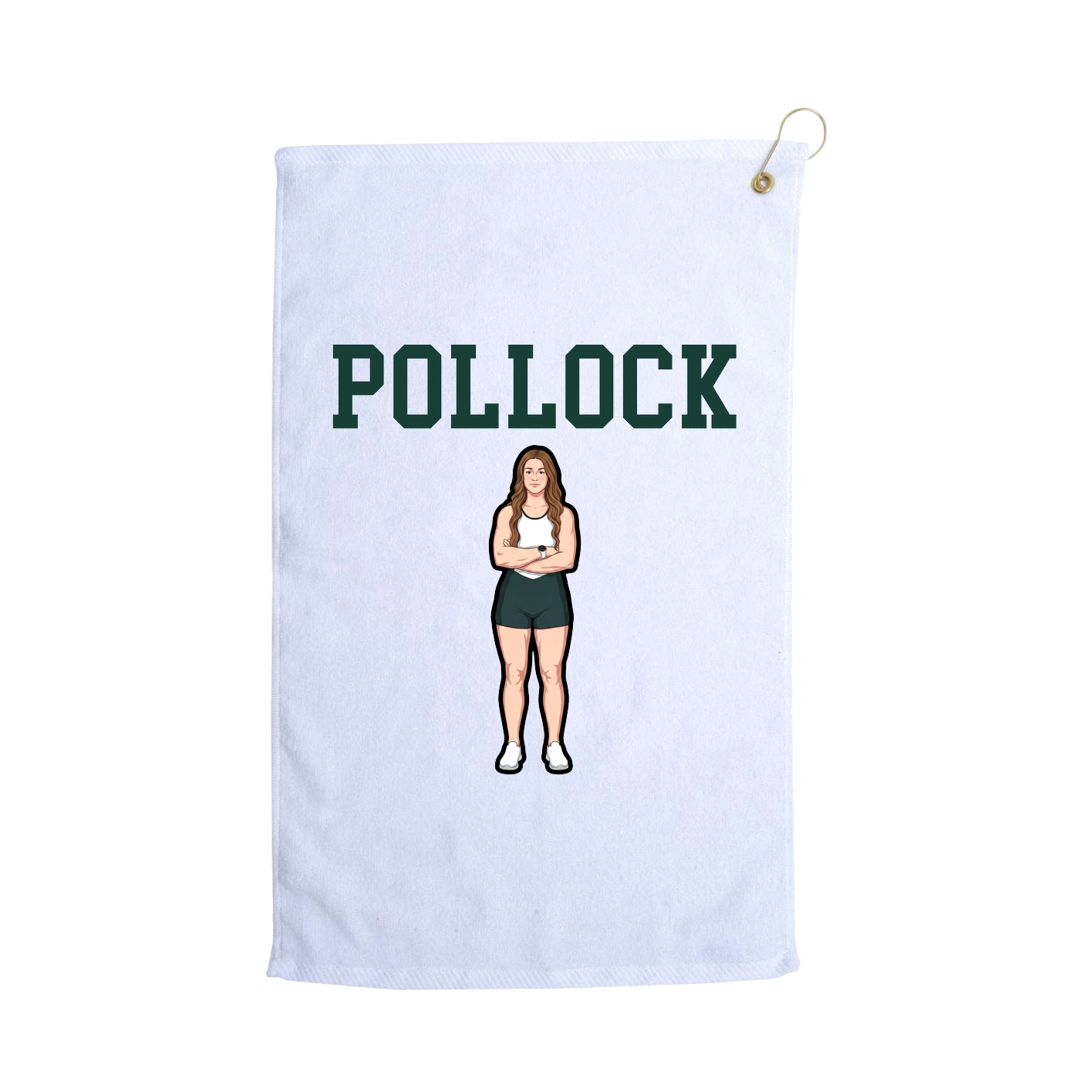 Golf Towel — Shirsey in White