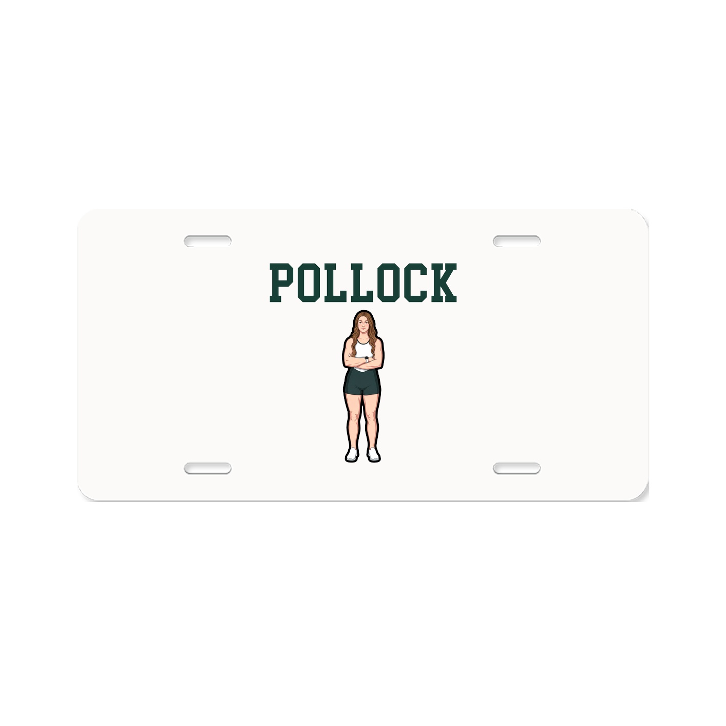 License Plate — Shirsey in Classic
