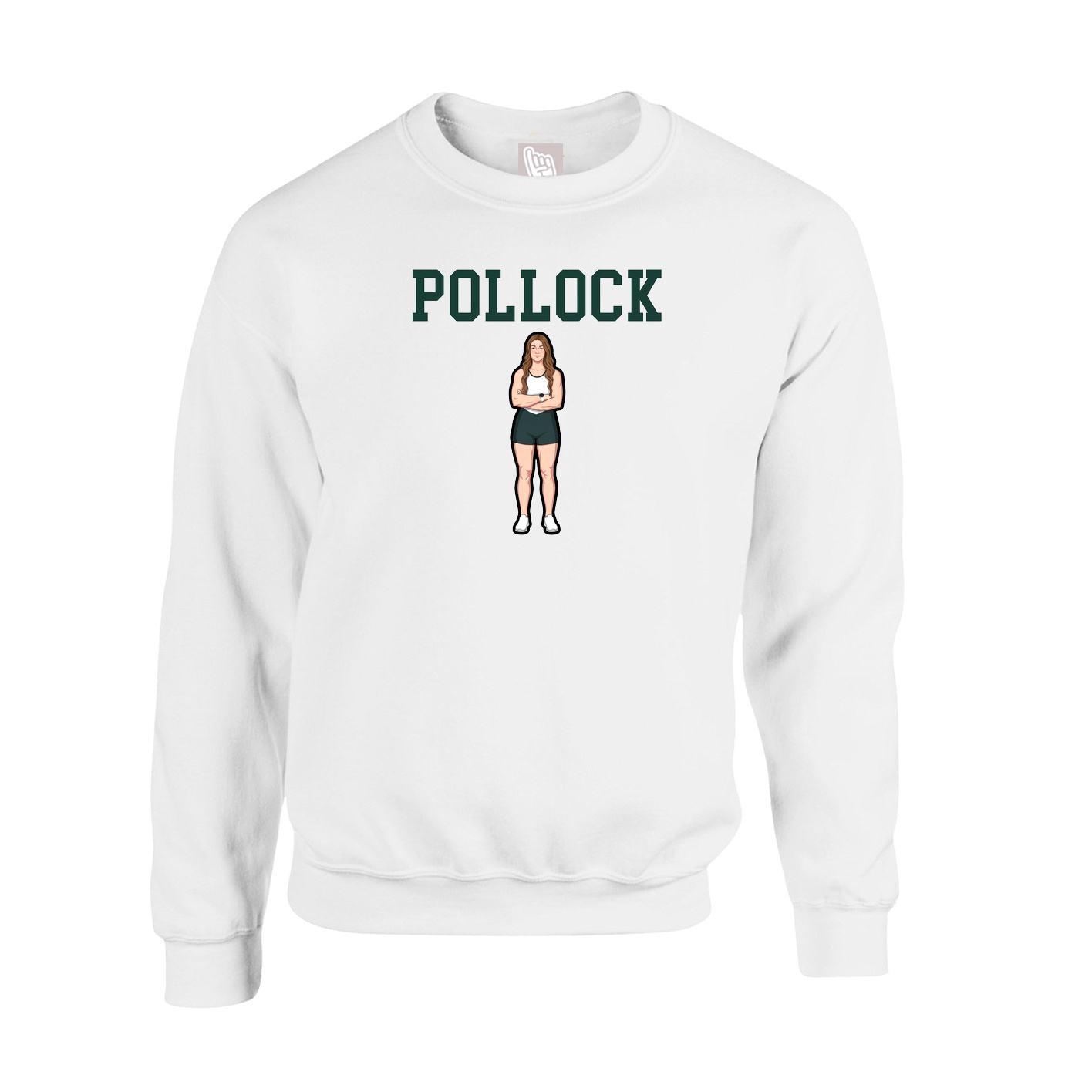Fleece Crew — Shirsey in White