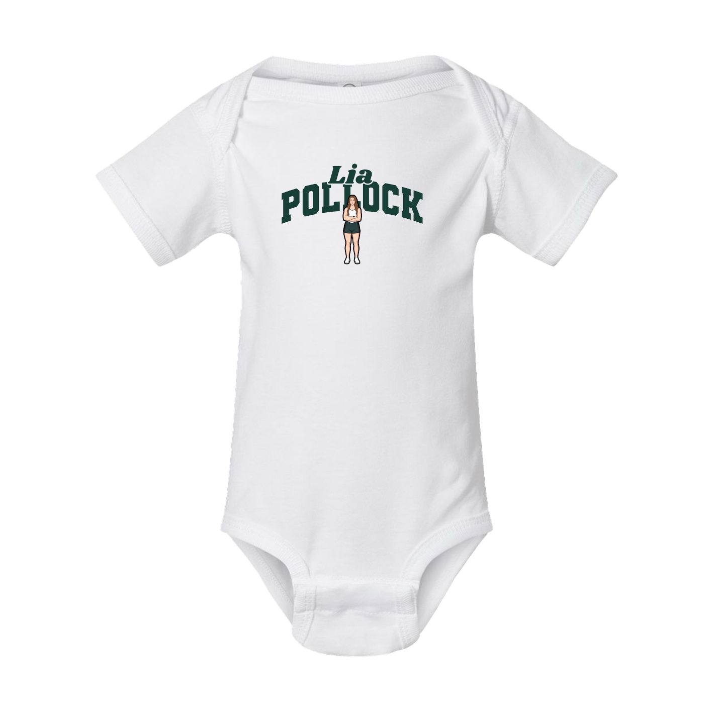 Baby Onesie — Signature Arch in White
