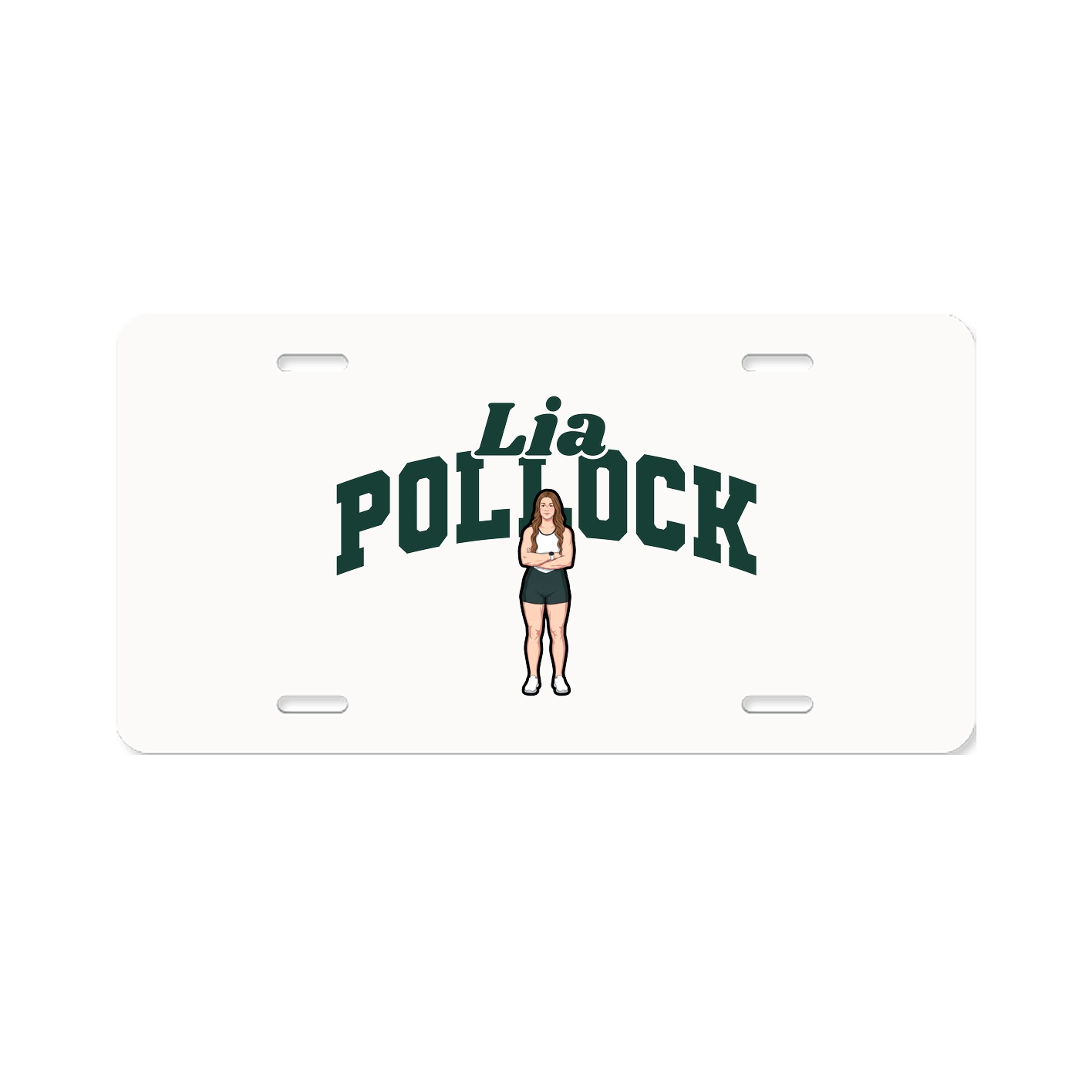 License Plate — Signature Arch in Classic
