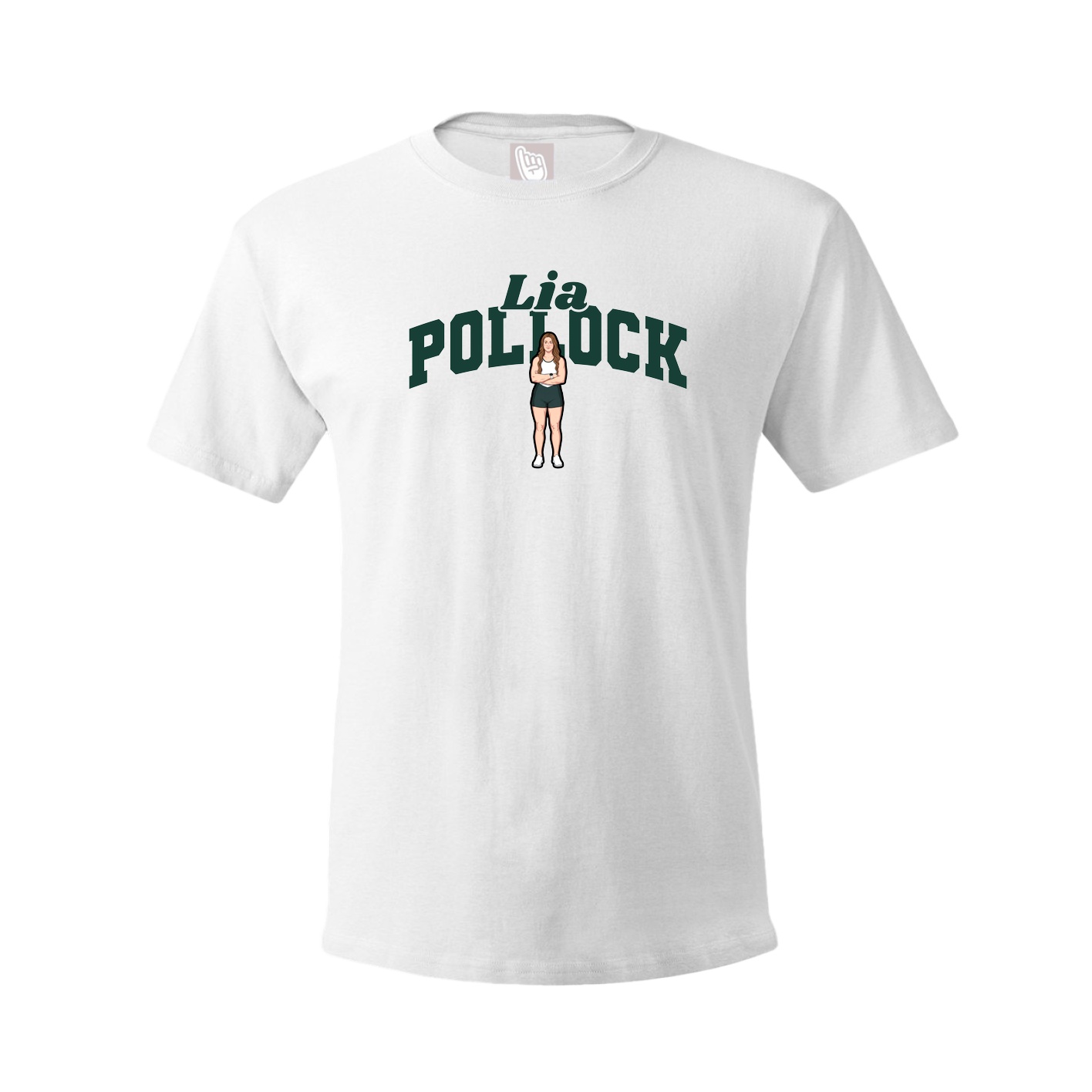 Youth Tee — Signature Arch in White