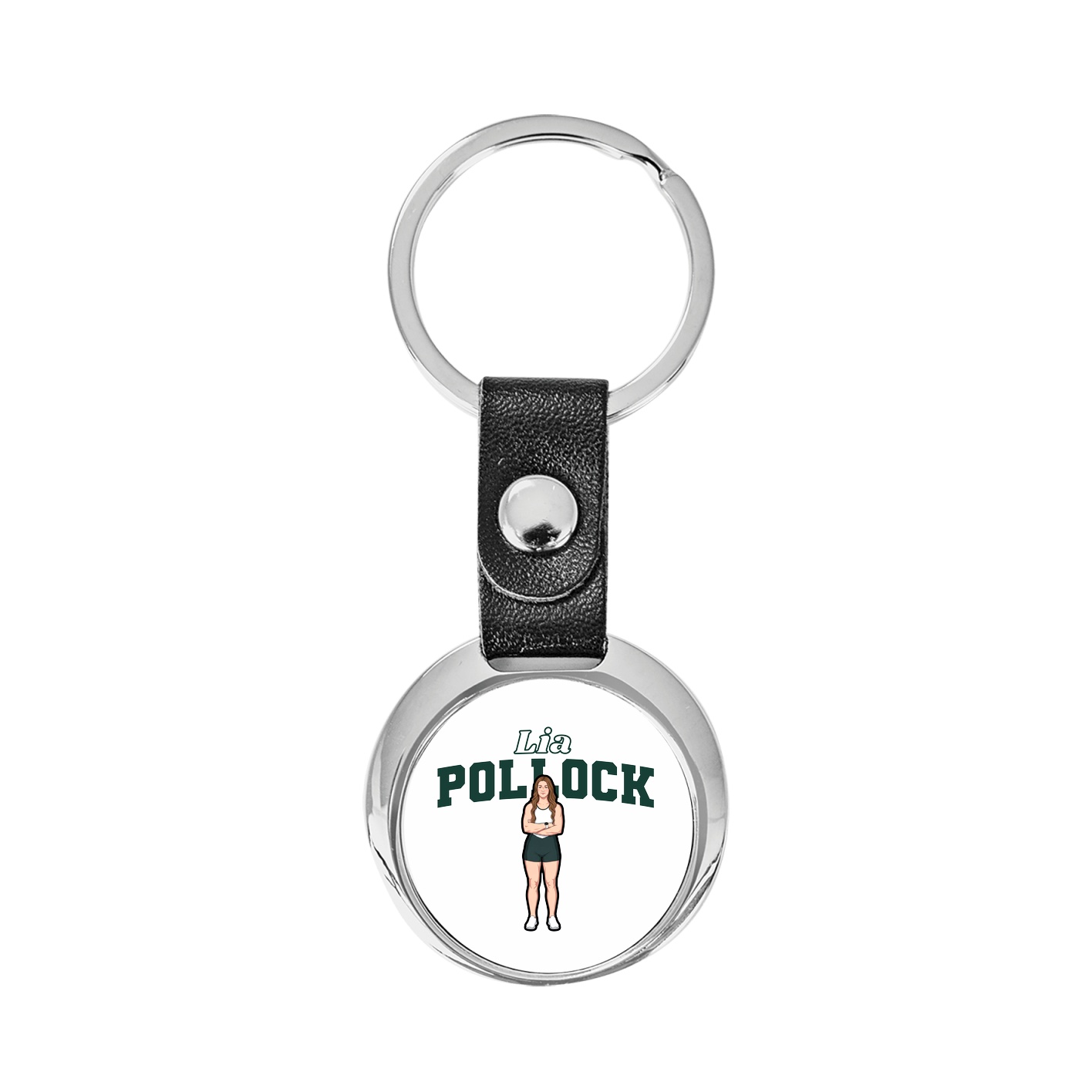 Key Chain — Name Arch in Classic