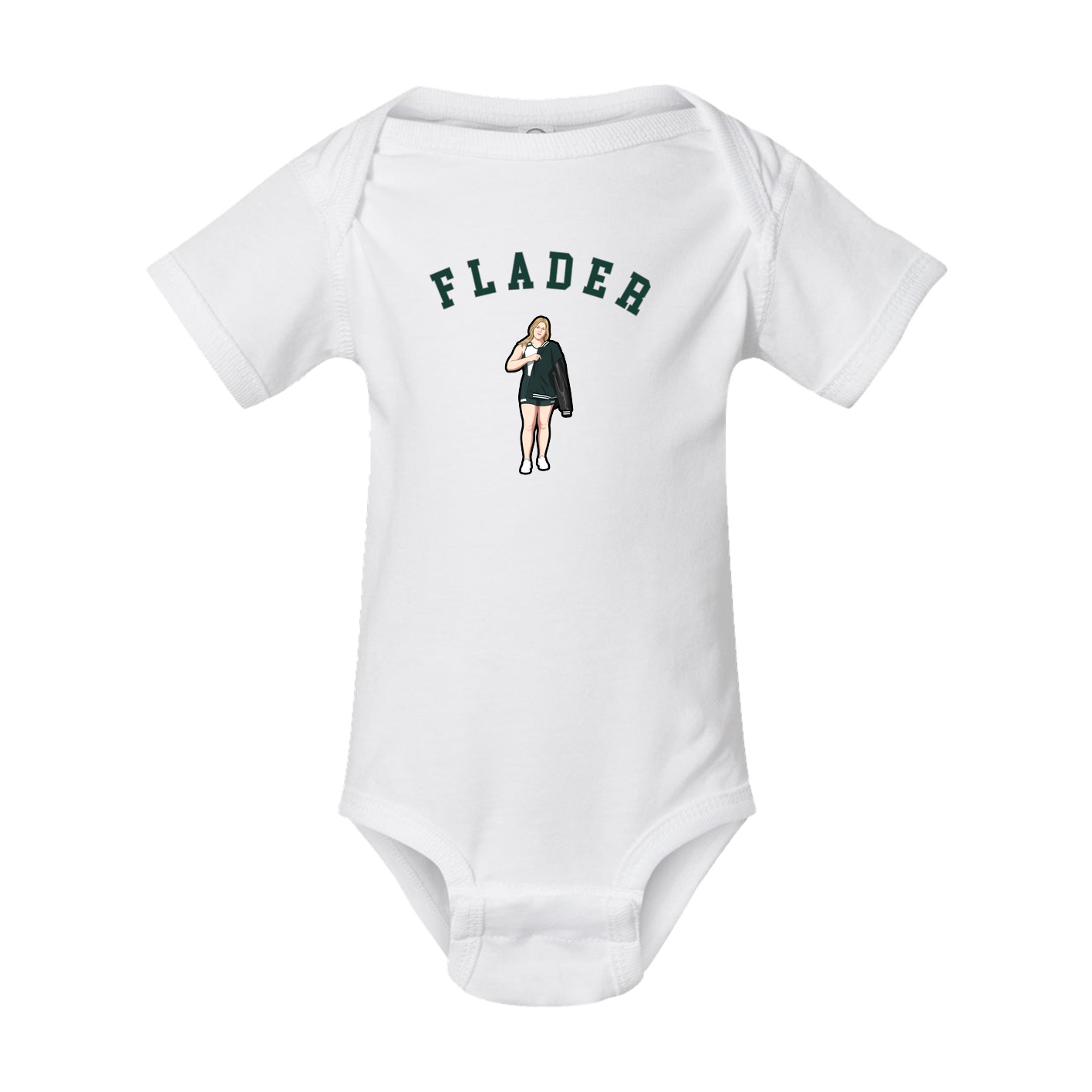 Baby Onesie — Shirsey Arch in White