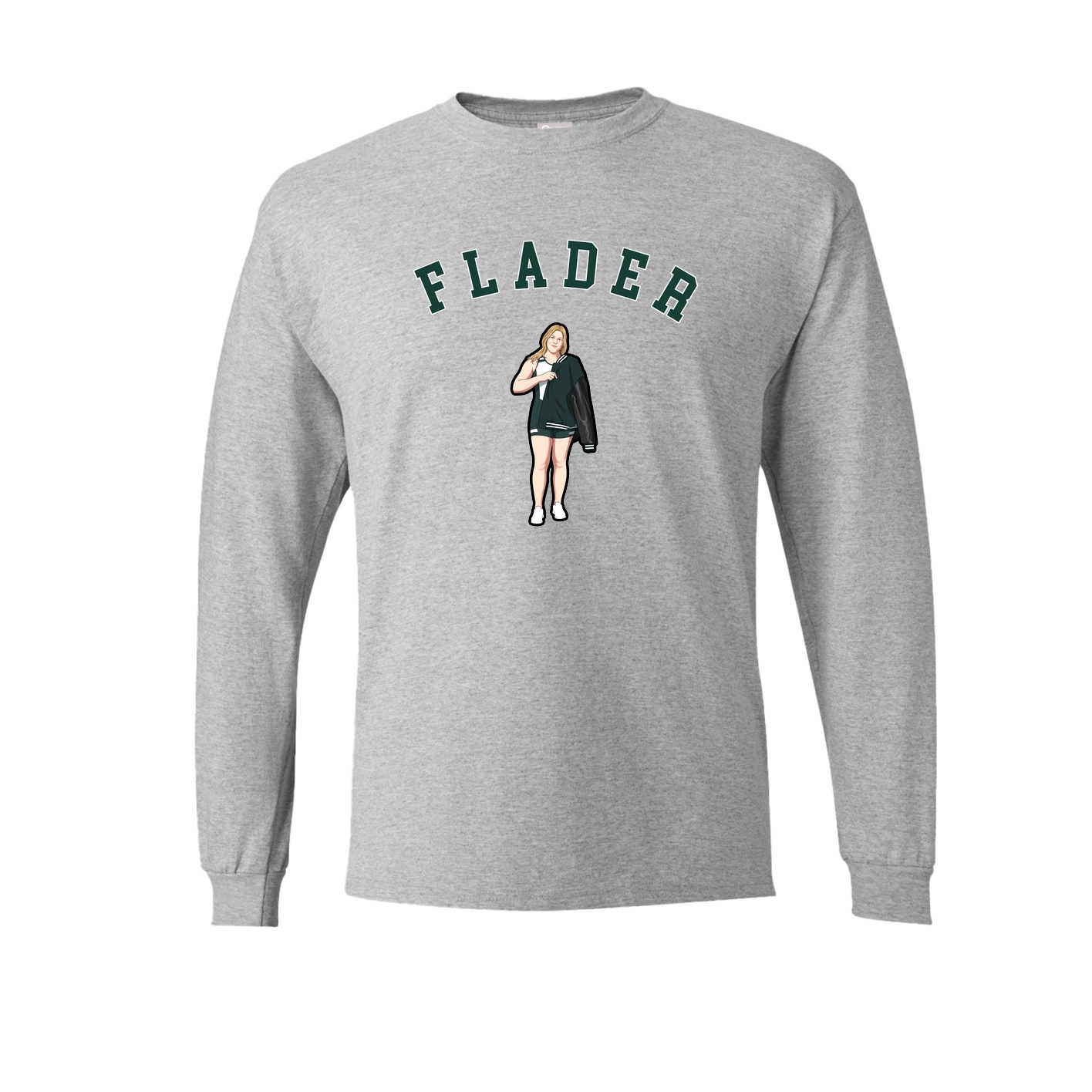 Long Sleeve Tee — Shirsey Arch in Grey