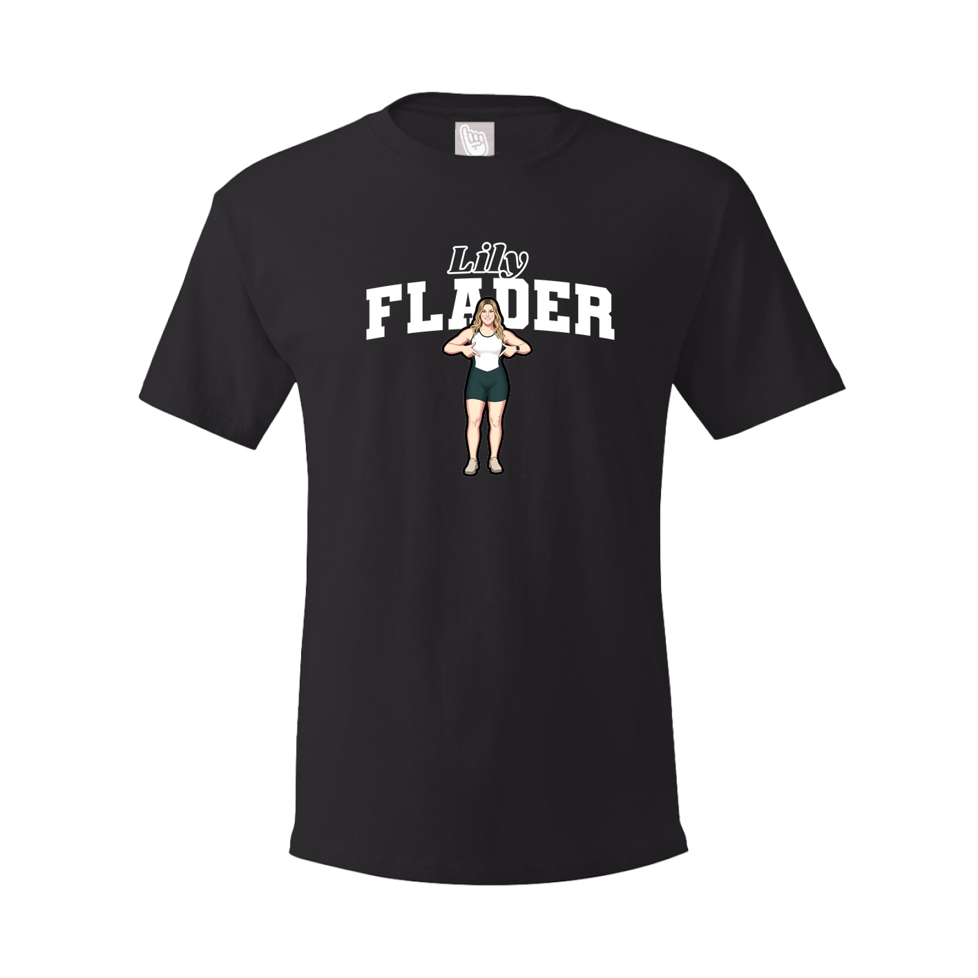 Youth Tee — Name Arch in Black