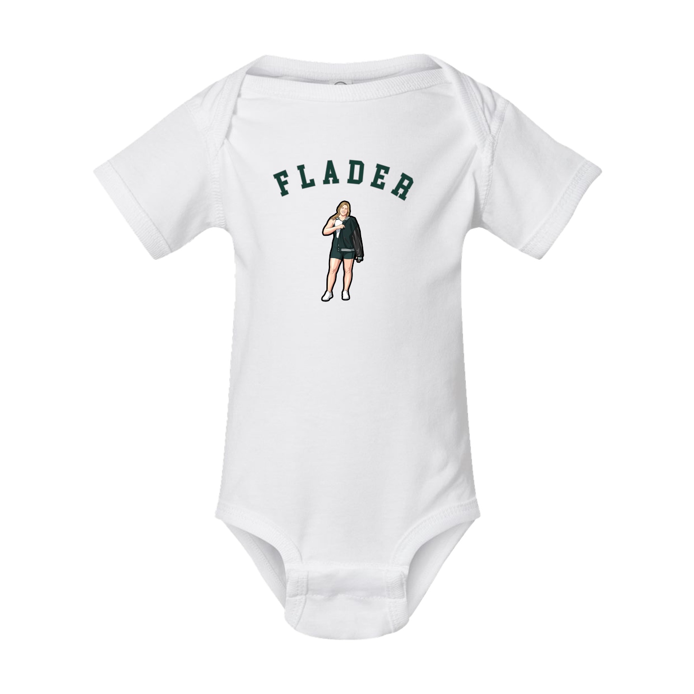 Baby Onesie — Shirsey Arch in White
