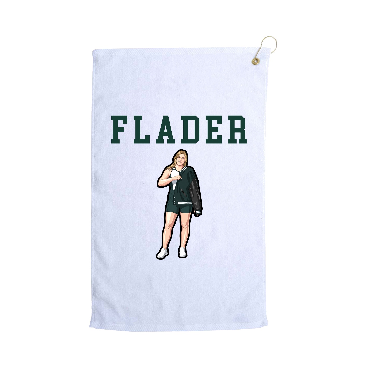 Golf Towel — Shirsey in White