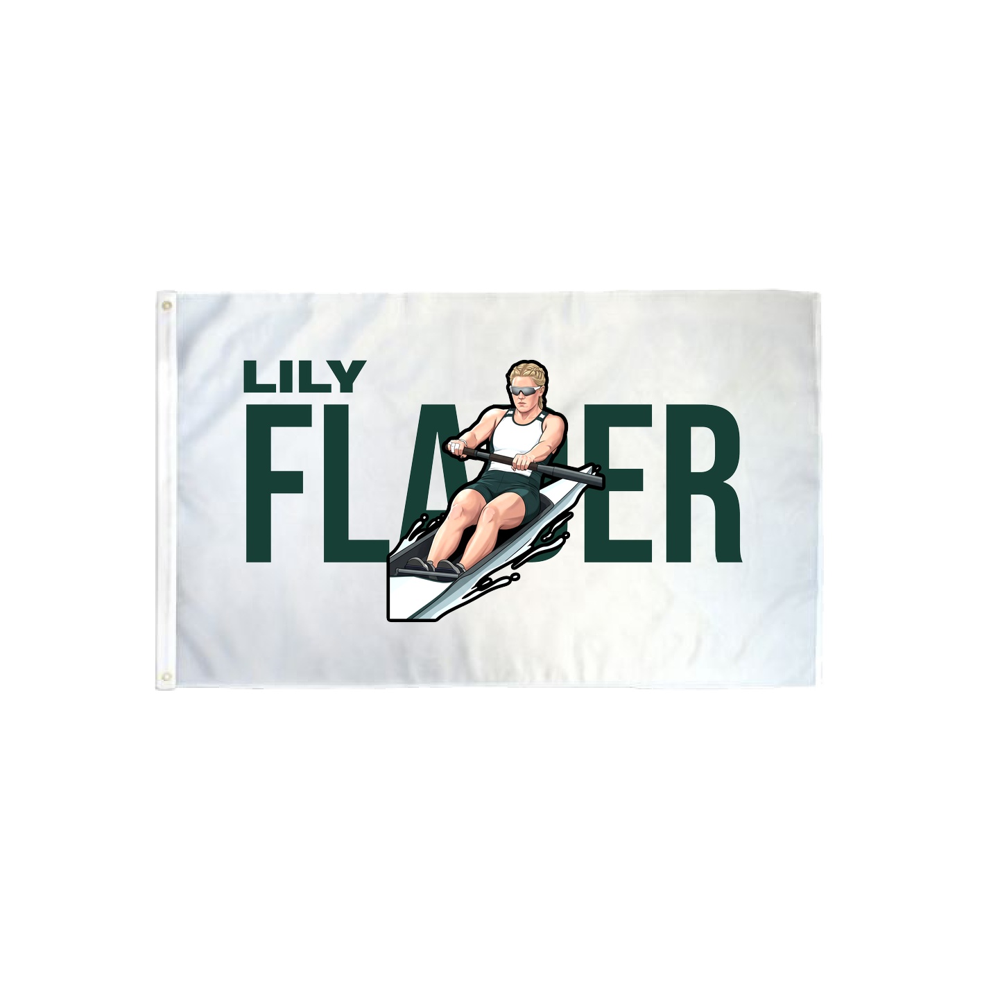3x5 Flag — Player Name in Classic