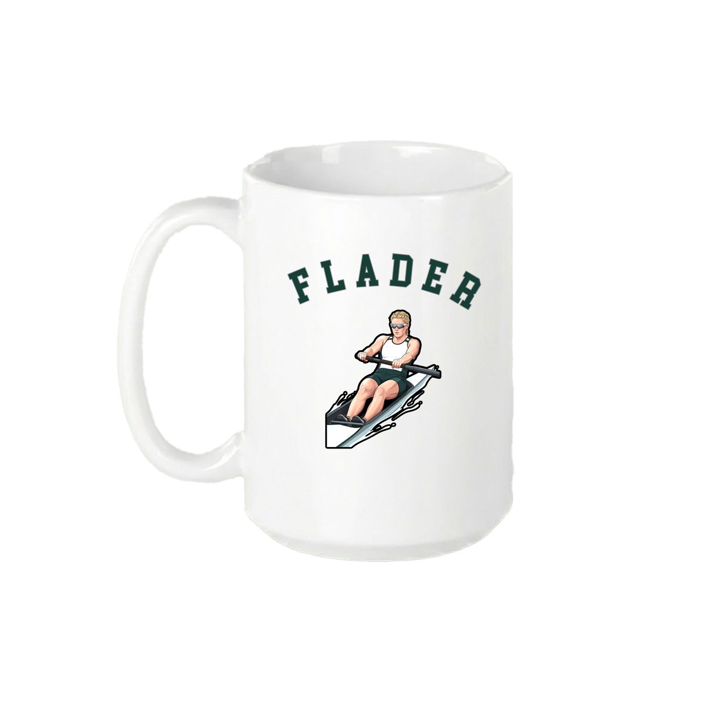 15oz Coffee Mug — Shirsey Arch in White