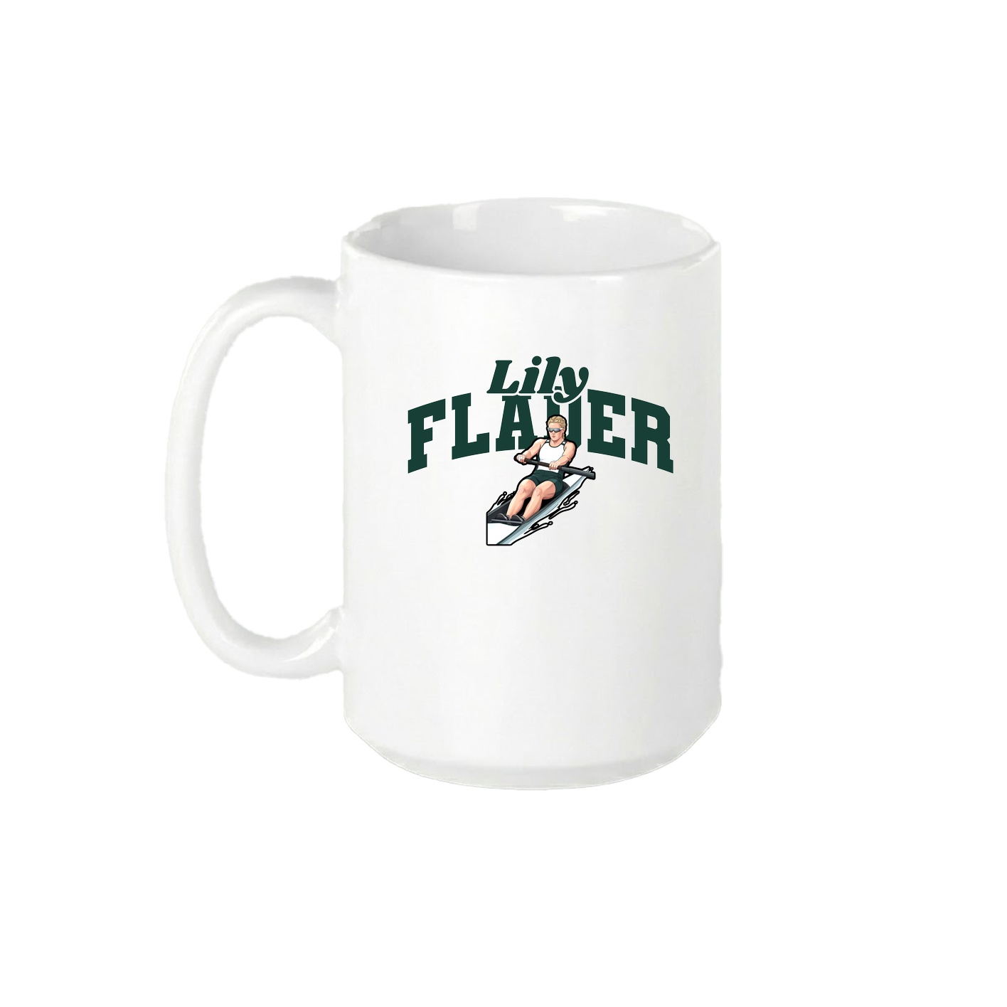 15oz Coffee Mug — Signature Arch in White