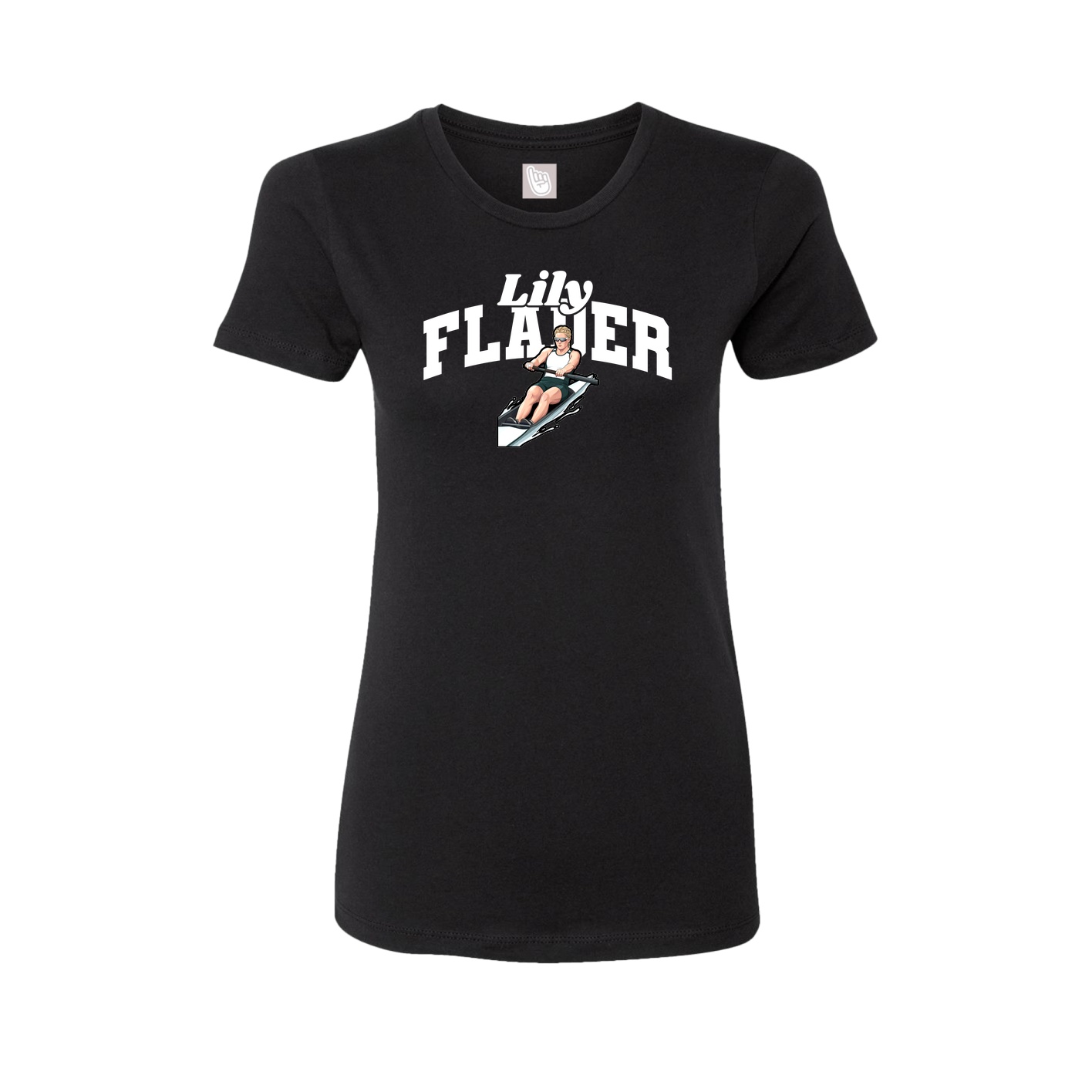 Womens Tee — Signature Arch in Black