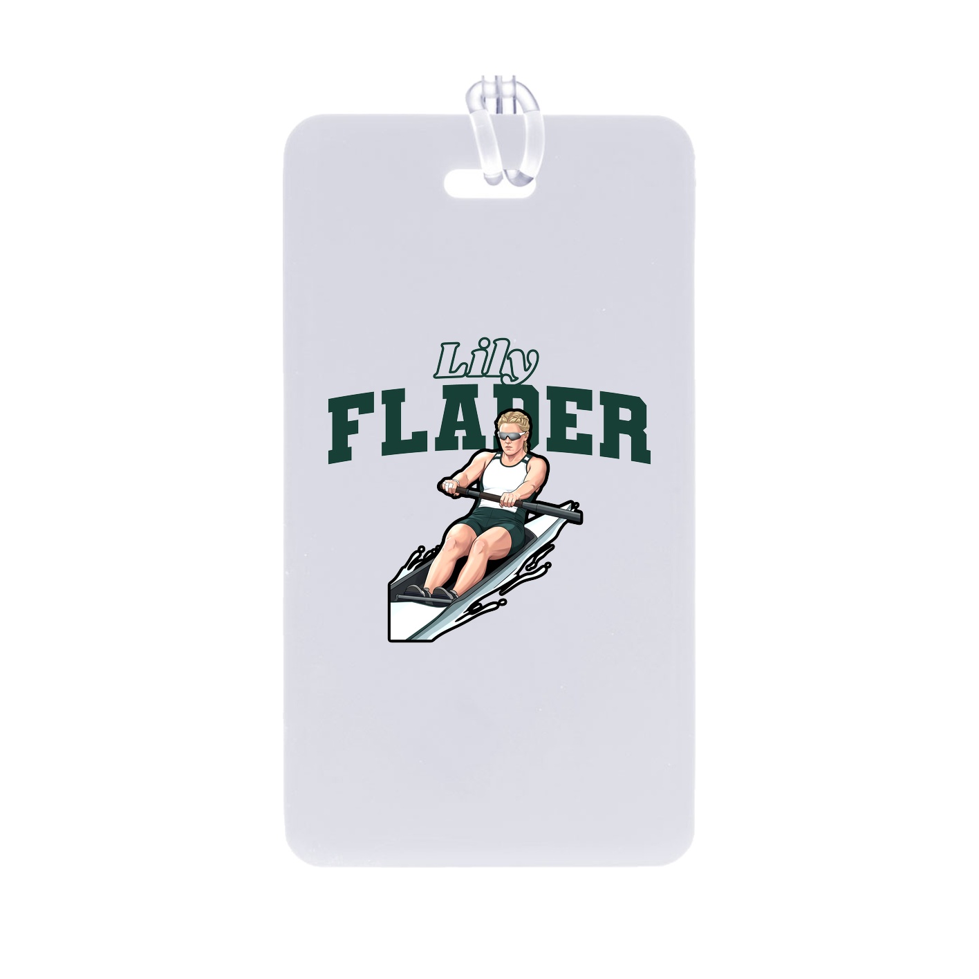 Bag Tag — Name Arch in Classic