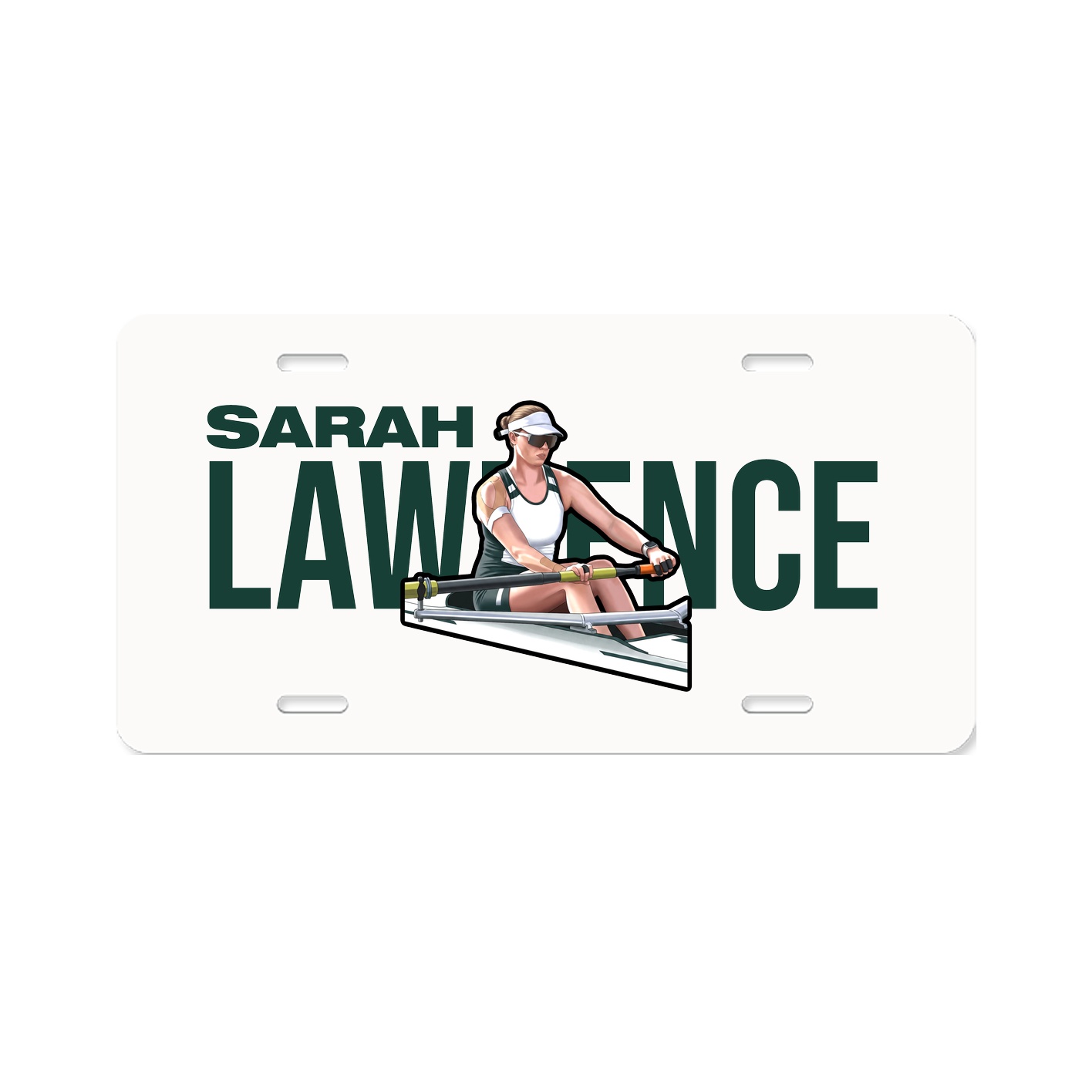 License Plate — Player Name in Classic