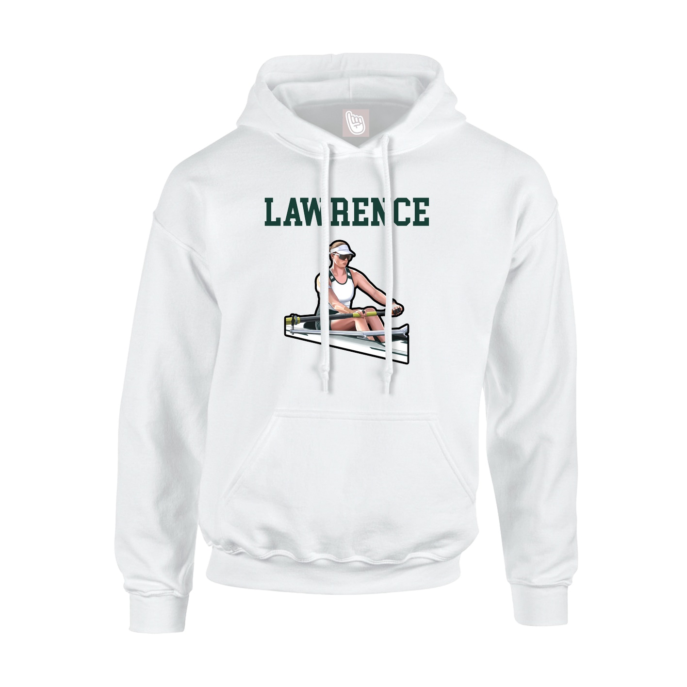 Hoodie — Shirsey in White