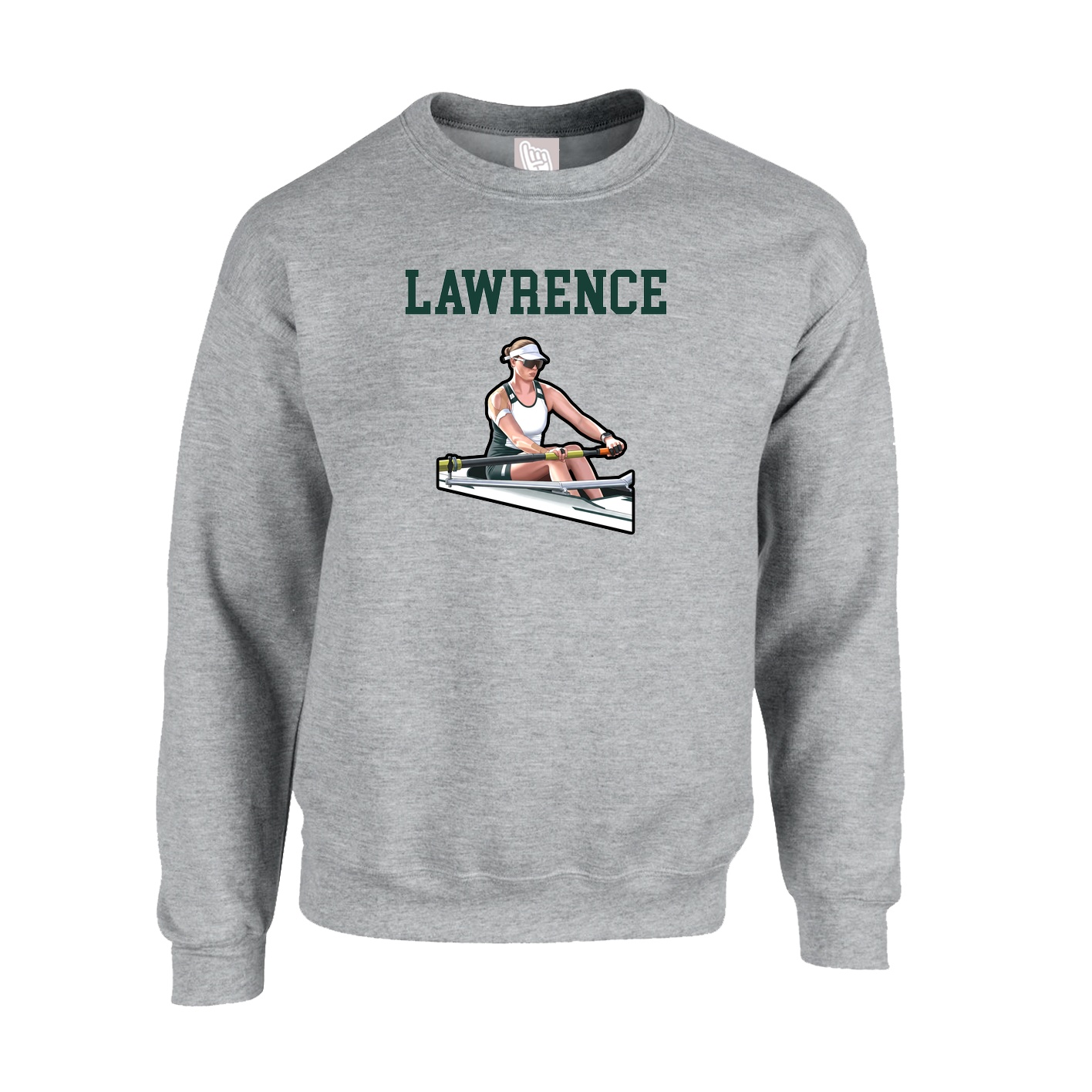 Fleece Crew — Shirsey in Grey
