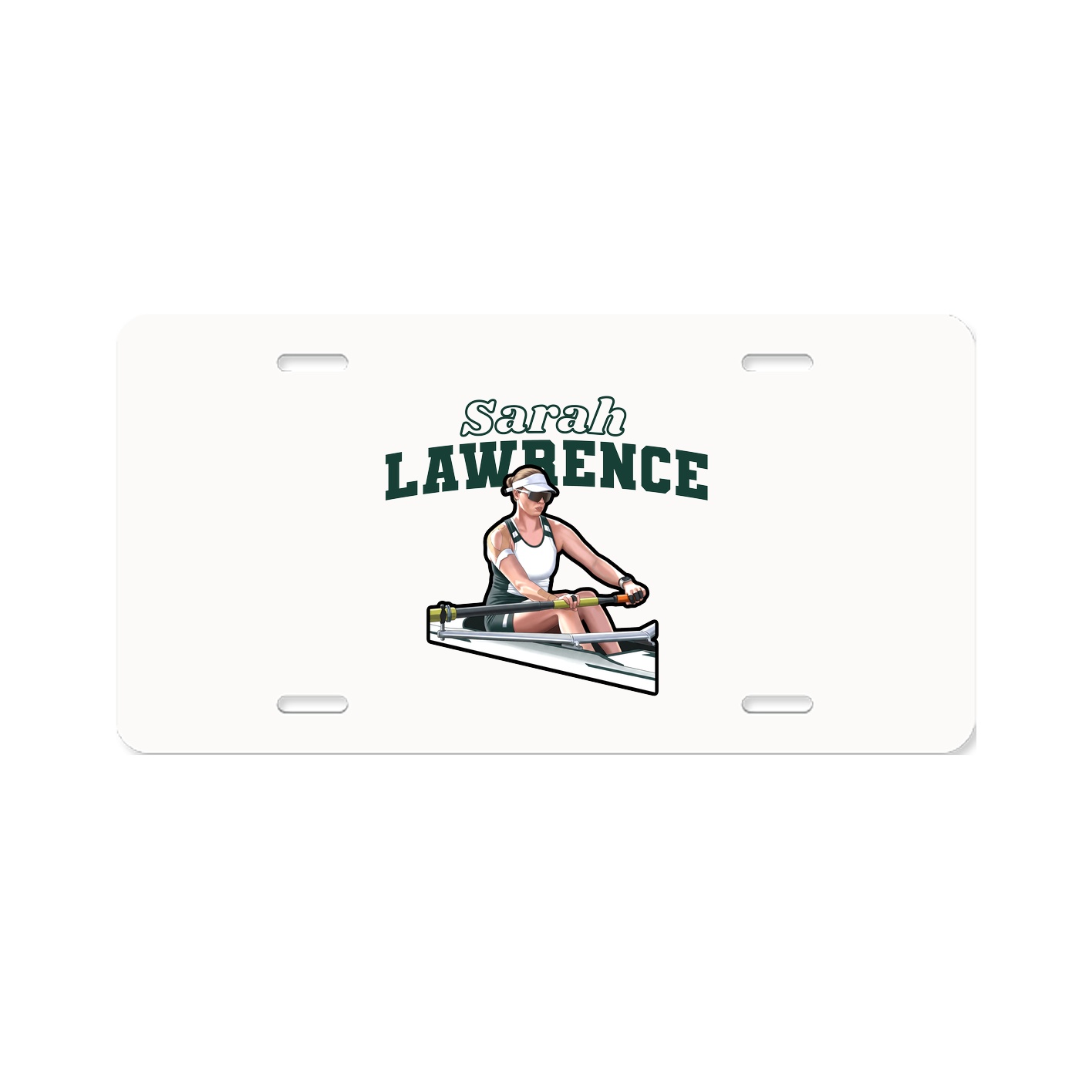 License Plate — Name Arch in Classic