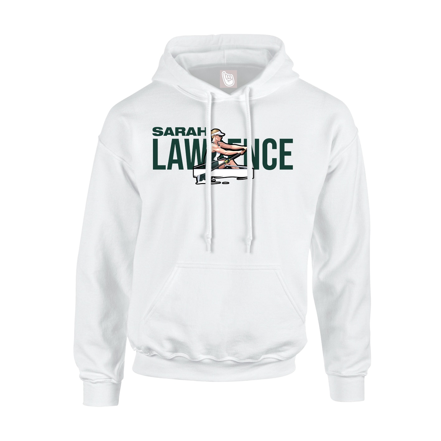 Youth Hoodie — Player Name in White