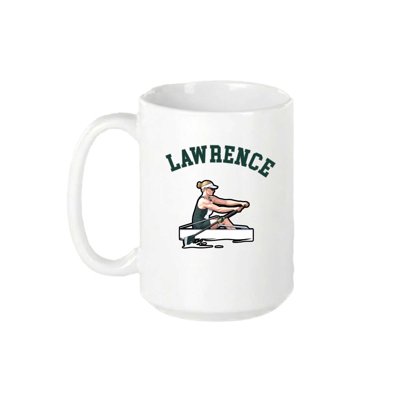 15oz Coffee Mug — Shirsey Arch in White
