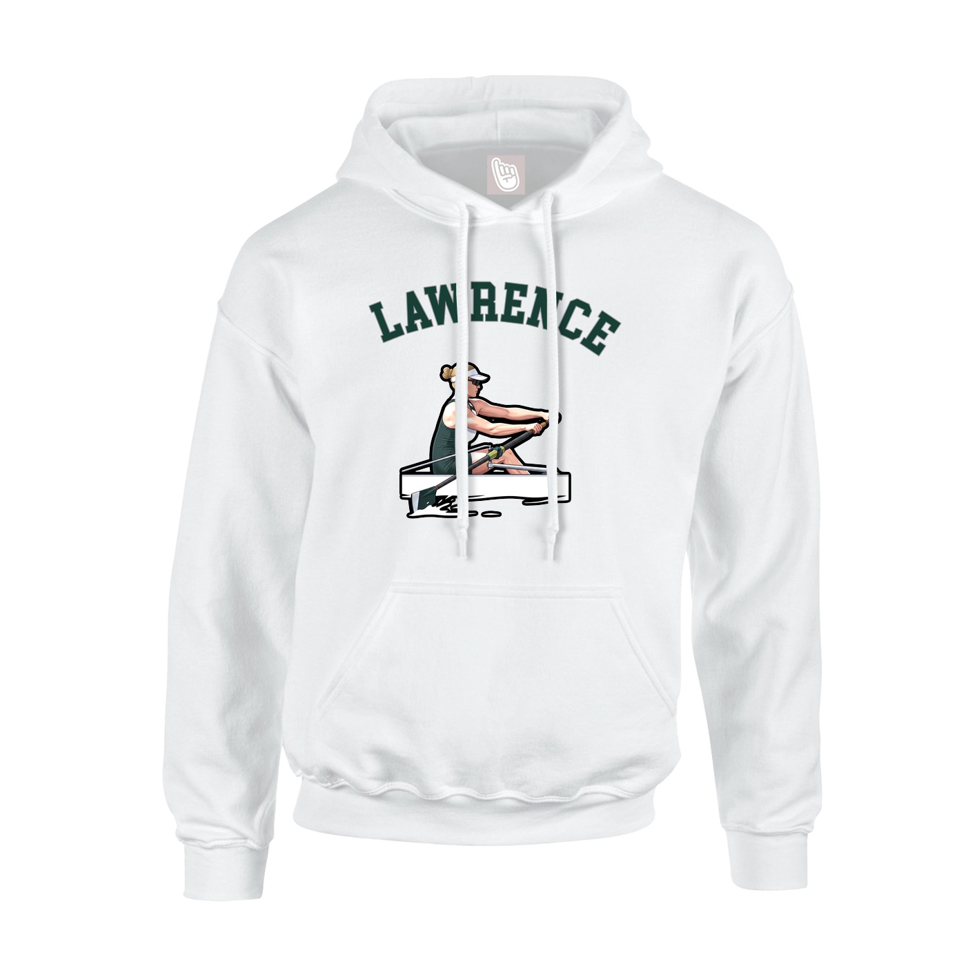 Hoodie — Shirsey Arch in White