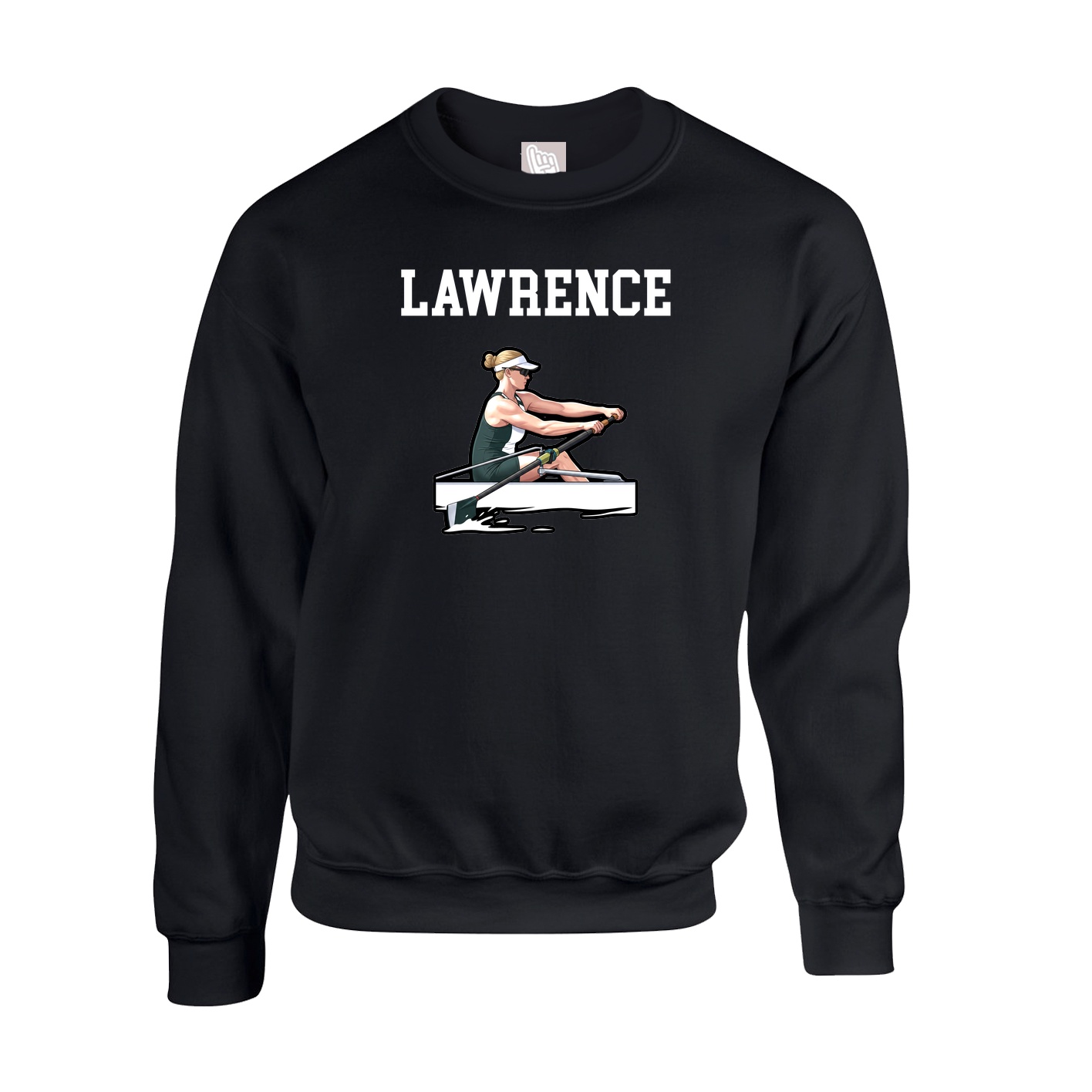 Fleece Crew — Shirsey in Black