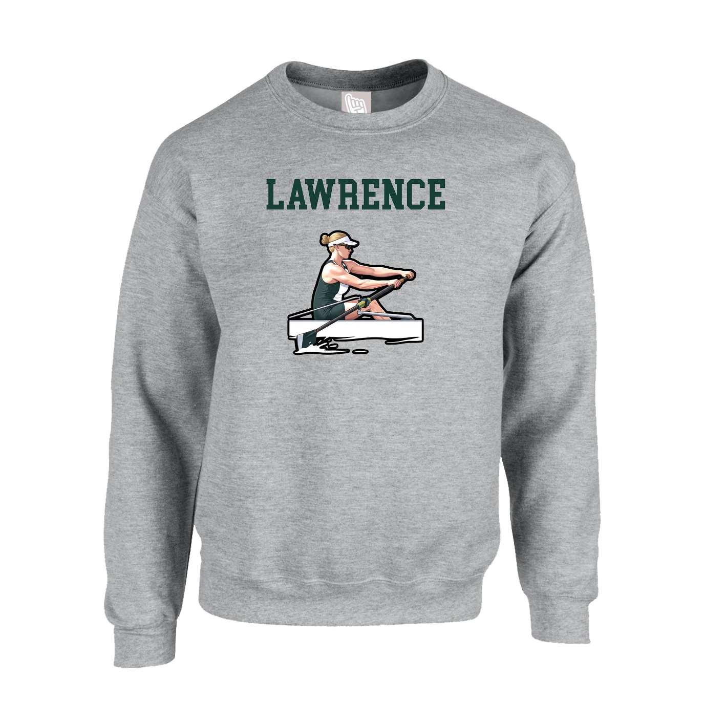 Fleece Crew — Shirsey in Grey